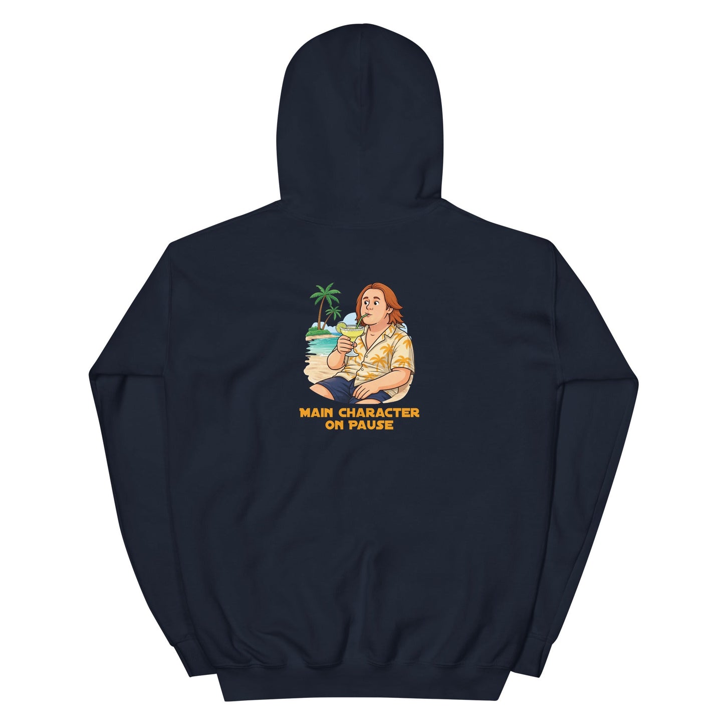 Lewis Capaldi Hoodie - Main Character On Pause Funny Quotes for Unisex Enjoyment alcyone213k