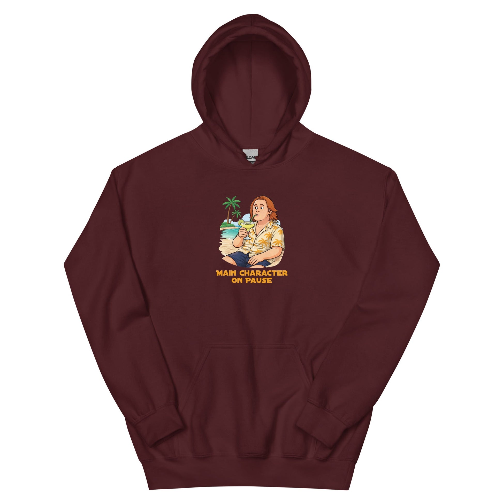 Lewis Capaldi Hoodie - Main Character On Pause Funny Quotes for Unisex Enjoyment alcyone213k