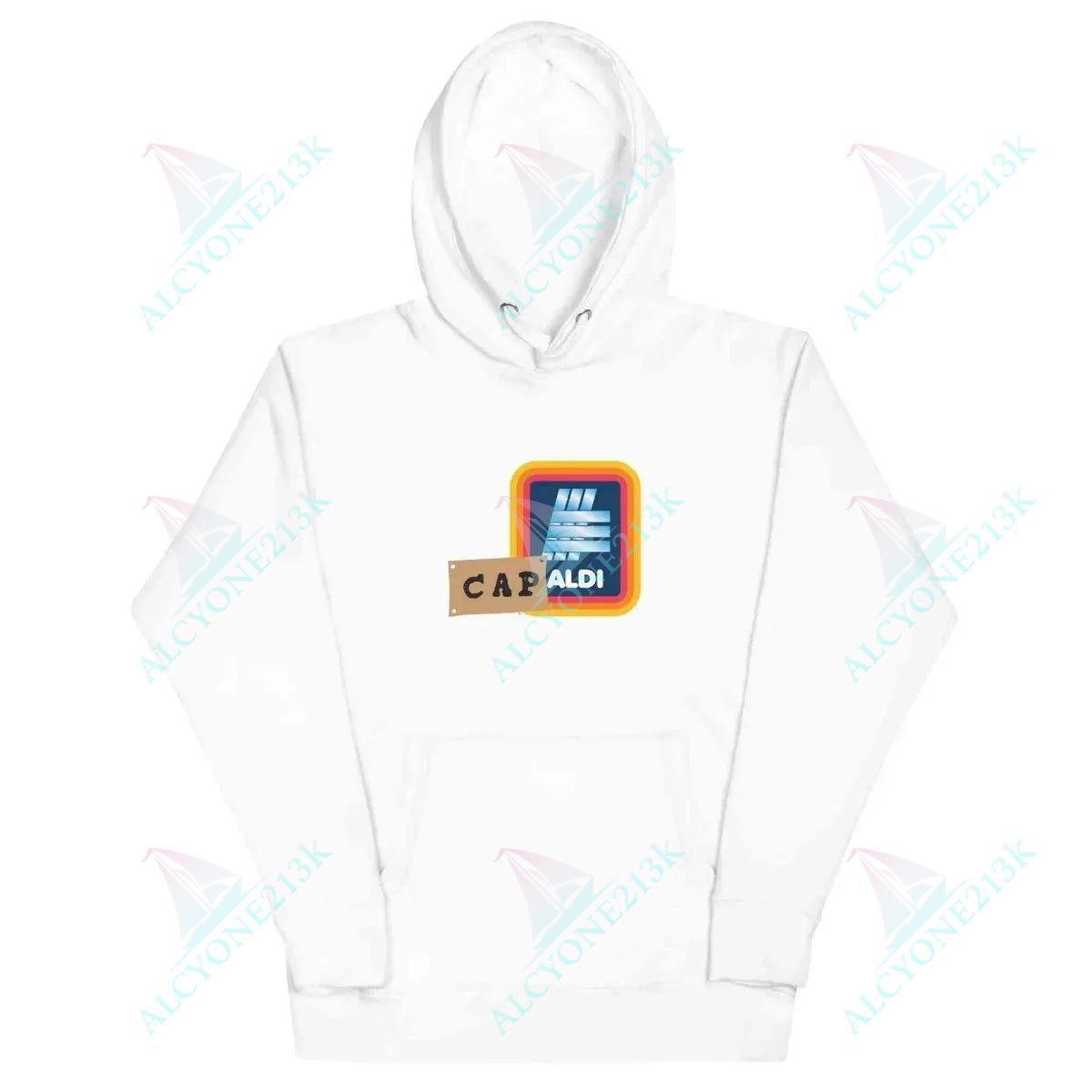 Lewis Capaldi Hoodie - Unisex 'Capaldi On A Aldi' Graphic Sweatshirt for True Fans alcyone213k