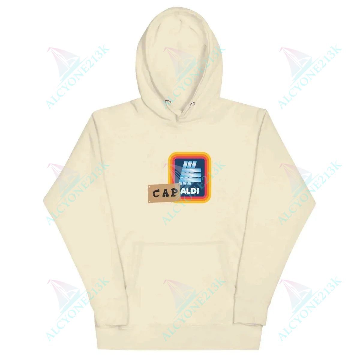 Lewis Capaldi Hoodie - Unisex 'Capaldi On A Aldi' Graphic Sweatshirt for True Fans alcyone213k