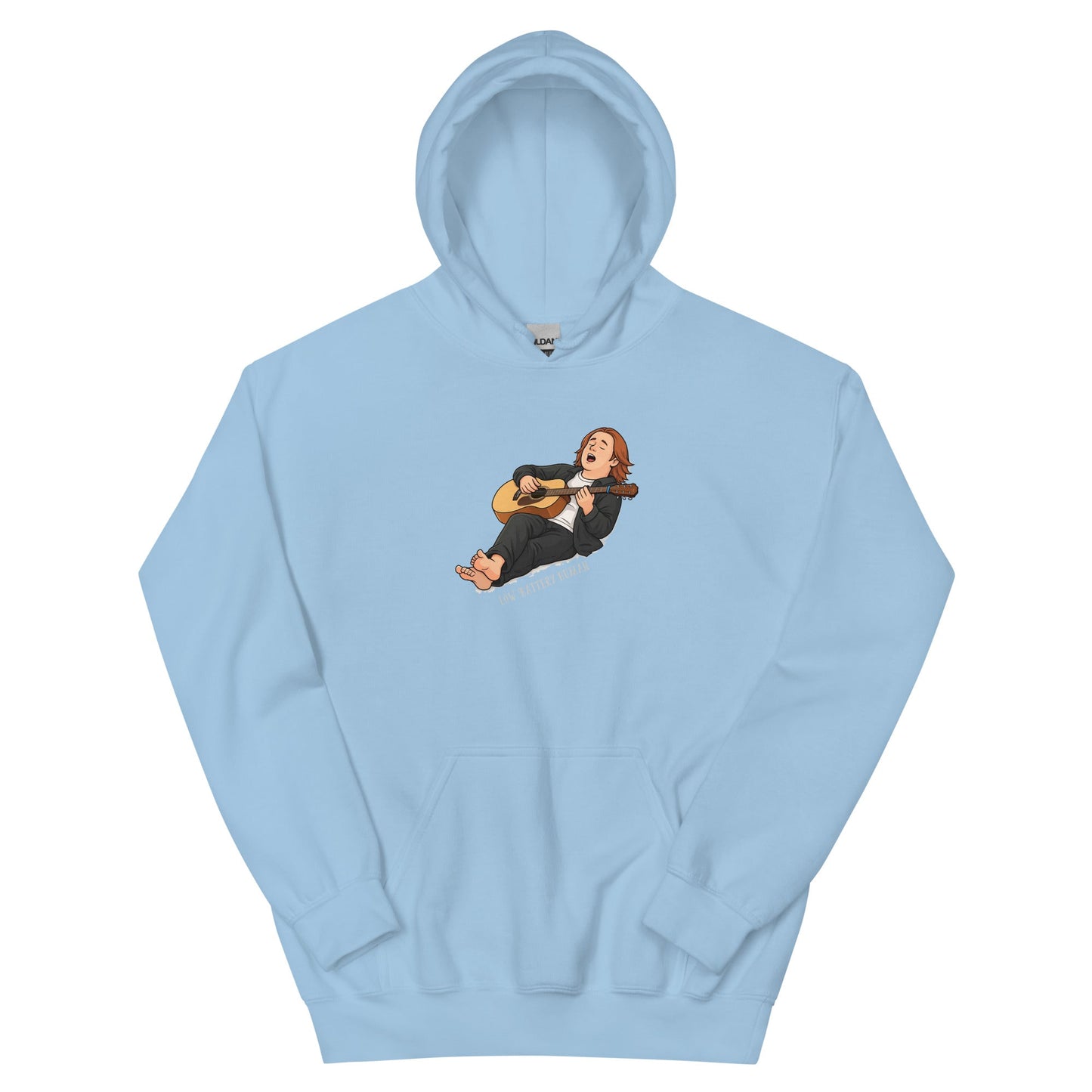 Lewis Capaldi Hoodie - Unisex Low Battery Funny Quotes for Music Lovers alcyone213k
