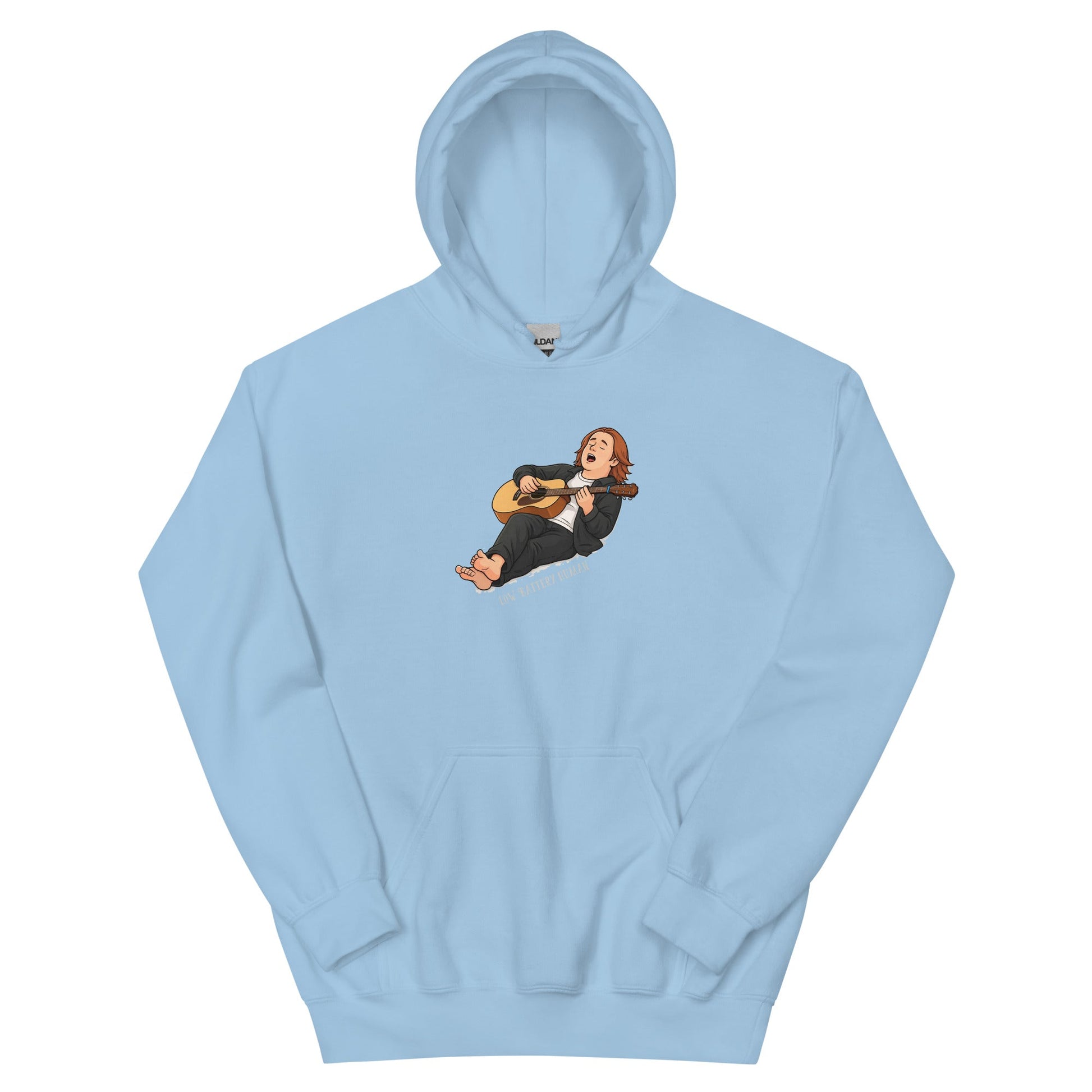 Lewis Capaldi Hoodie - Unisex Low Battery Funny Quotes for Music Lovers alcyone213k