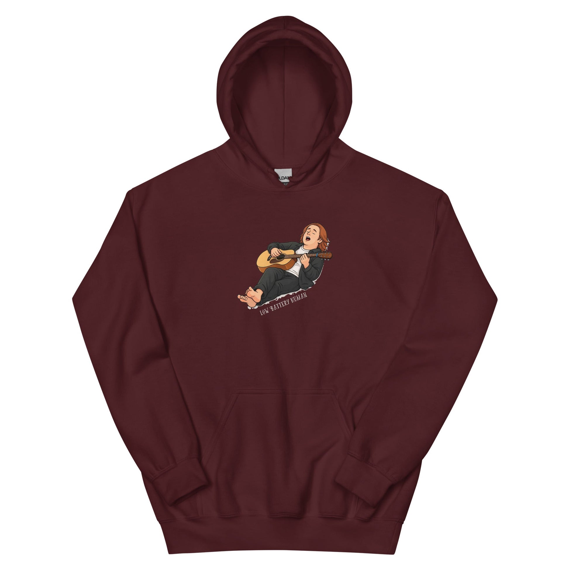 Lewis Capaldi Hoodie - Unisex Low Battery Funny Quotes for Music Lovers alcyone213k
