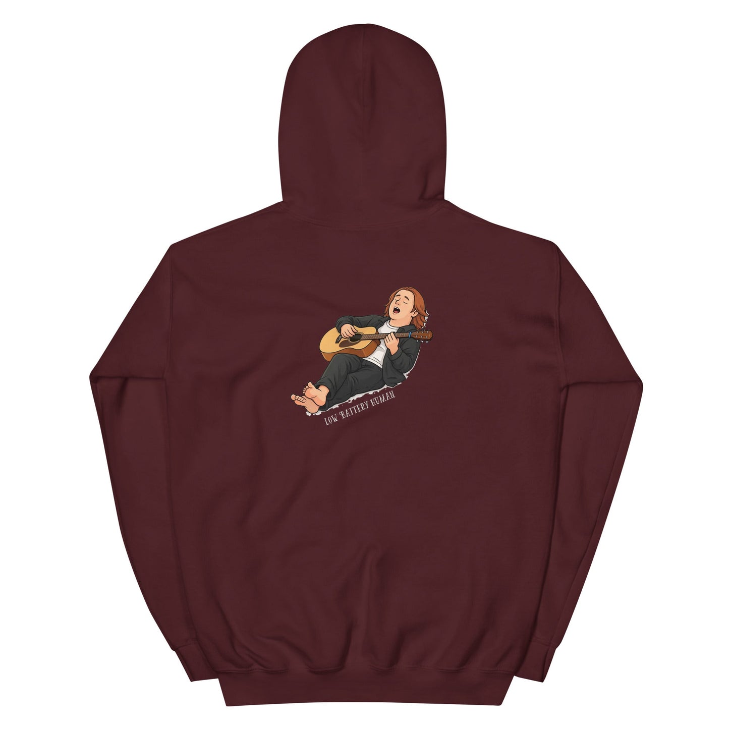 Lewis Capaldi Hoodie - Unisex Low Battery Funny Quotes for Music Lovers alcyone213k