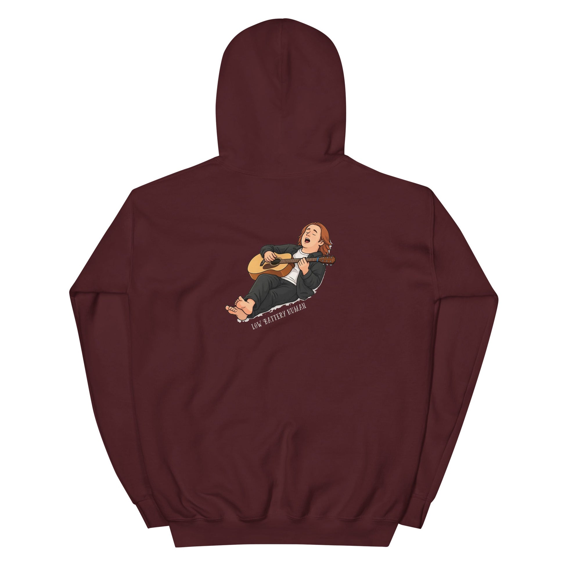 Lewis Capaldi Hoodie - Unisex Low Battery Funny Quotes for Music Lovers alcyone213k