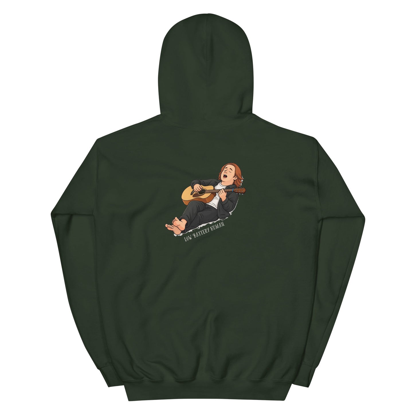 Lewis Capaldi Hoodie - Unisex Low Battery Funny Quotes for Music Lovers alcyone213k