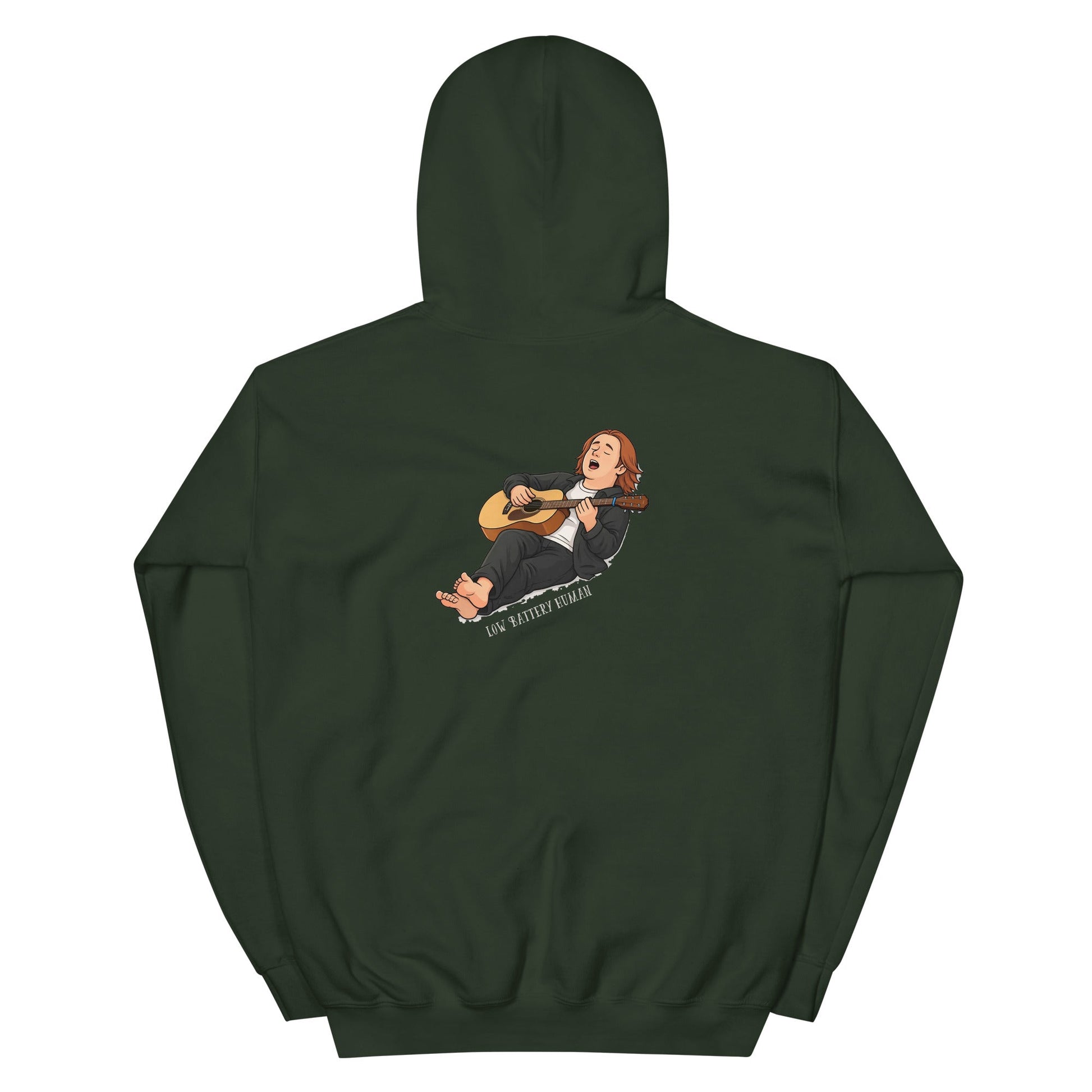 Lewis Capaldi Hoodie - Unisex Low Battery Funny Quotes for Music Lovers alcyone213k