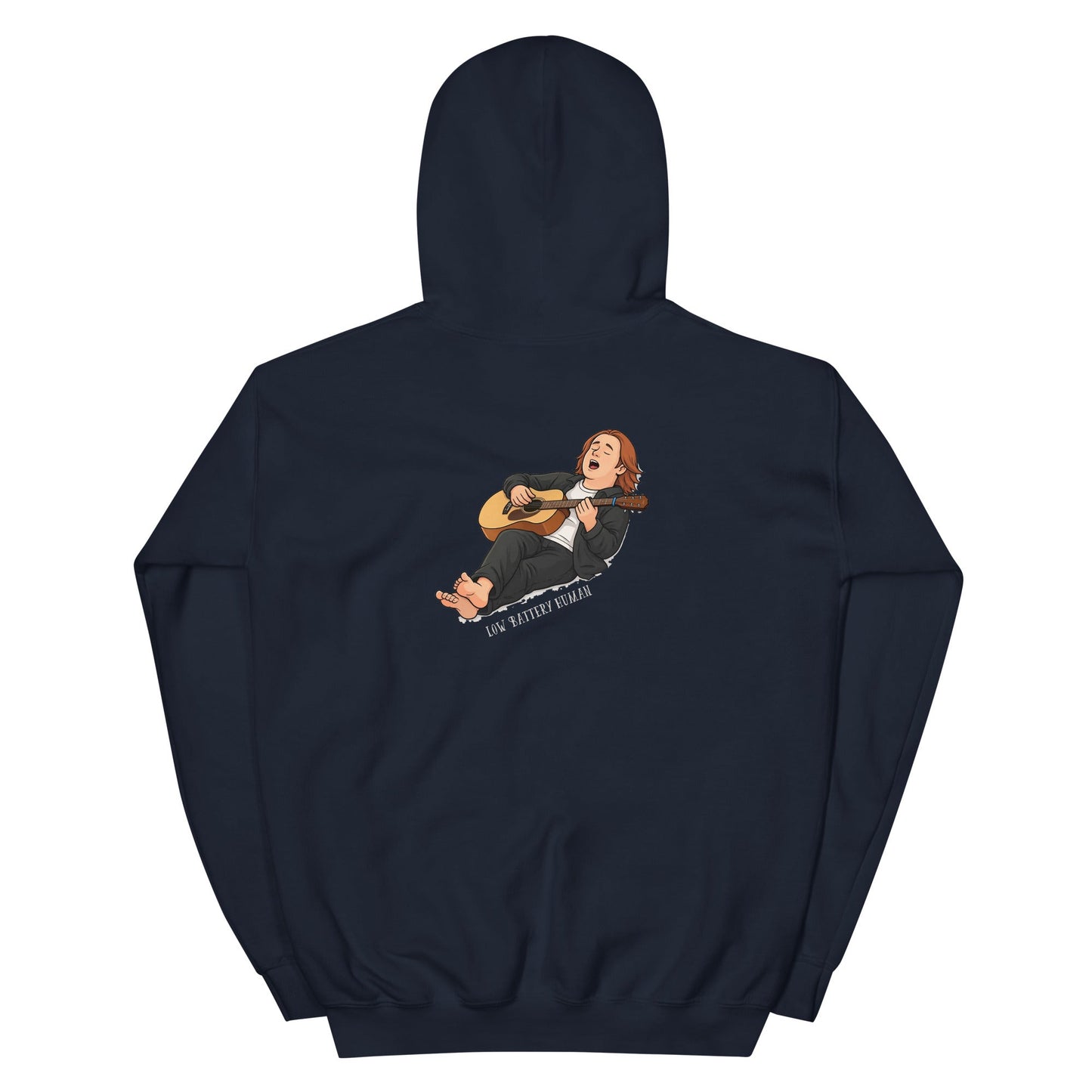 Lewis Capaldi Hoodie - Unisex Low Battery Funny Quotes for Music Lovers alcyone213k