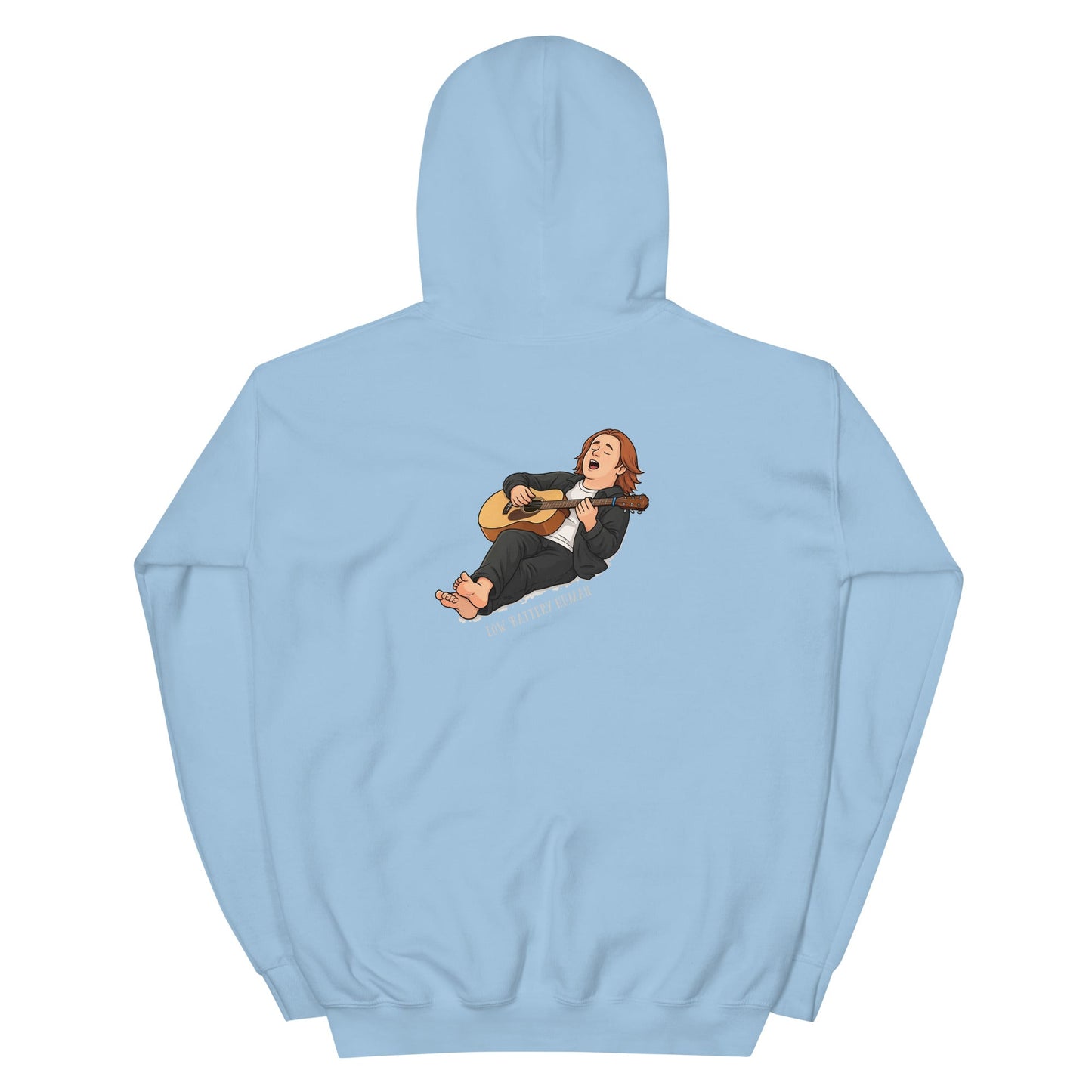 Lewis Capaldi Hoodie - Unisex Low Battery Funny Quotes for Music Lovers alcyone213k