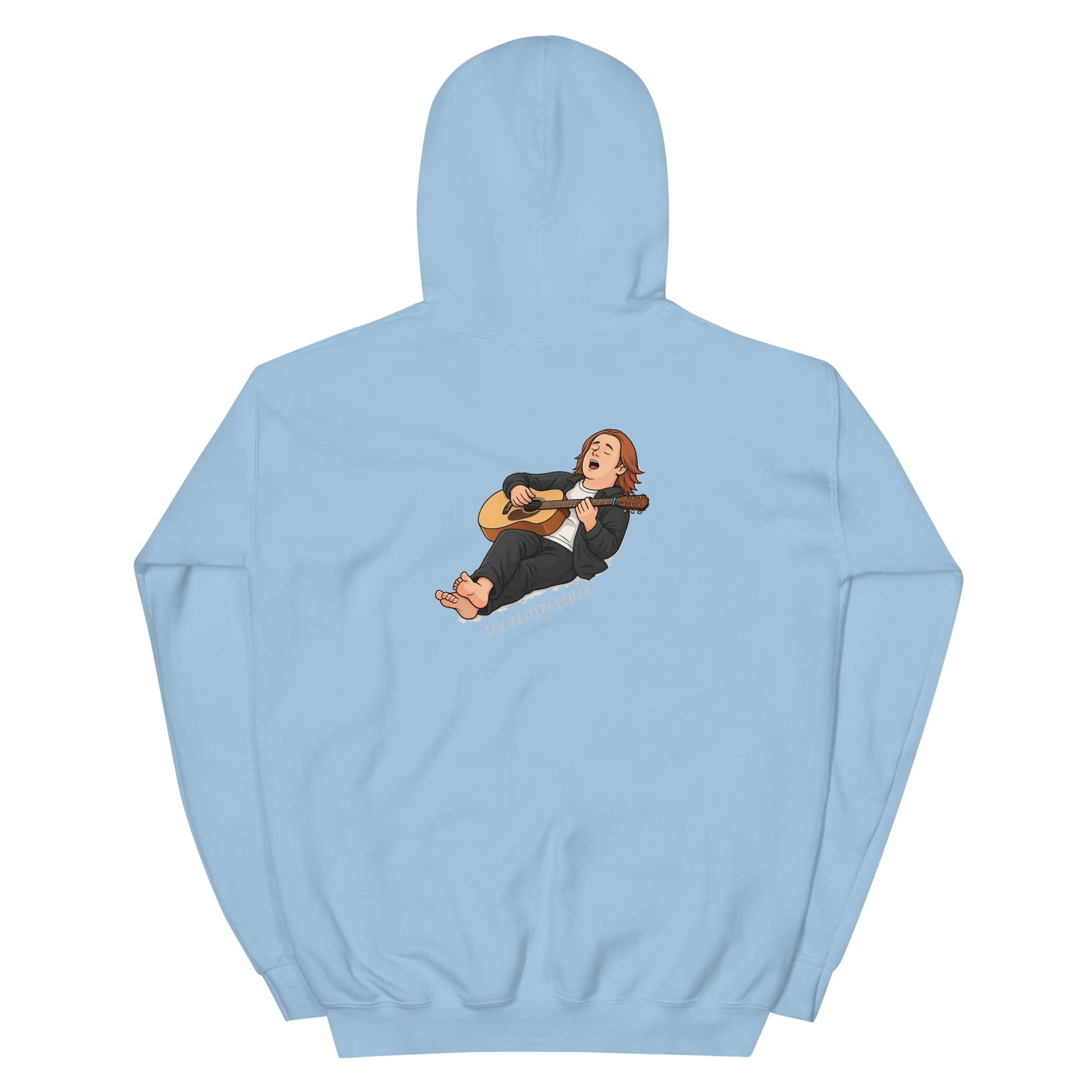 Lewis Capaldi Hoodie - Unisex Low Battery Funny Quotes for Music Lovers alcyone213k