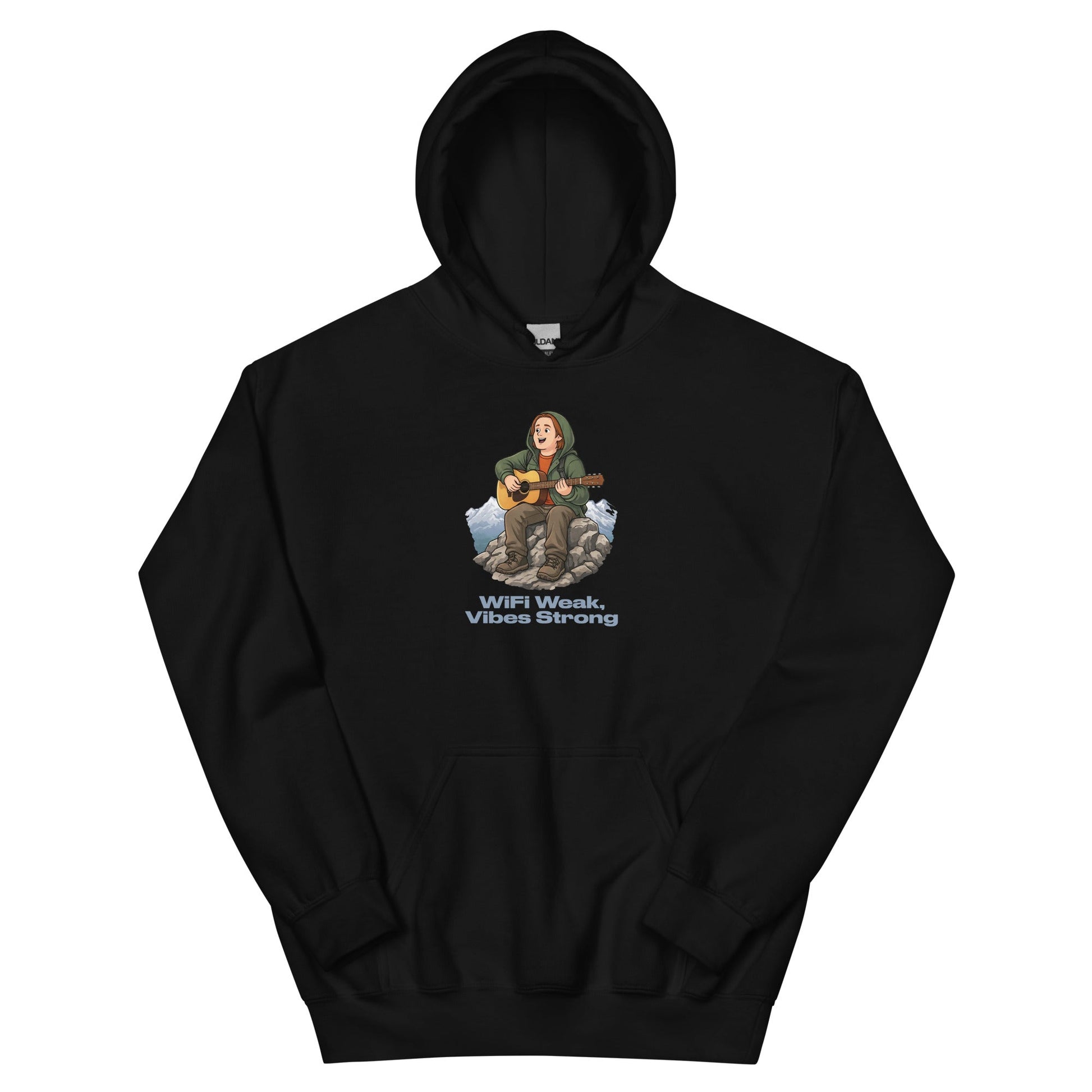 Lewis Capaldi Hoodie - WiFi Weak Vibes Strong Funny Quotes Unisex alcyone213k