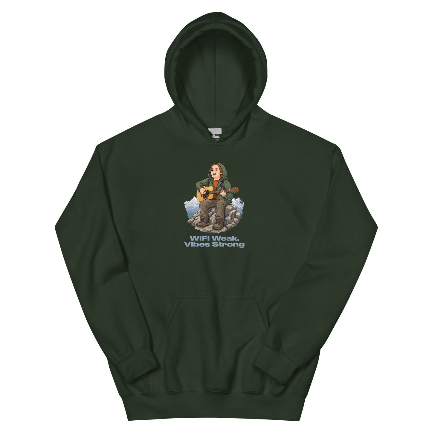 Lewis Capaldi Hoodie - WiFi Weak Vibes Strong Funny Quotes Unisex alcyone213k
