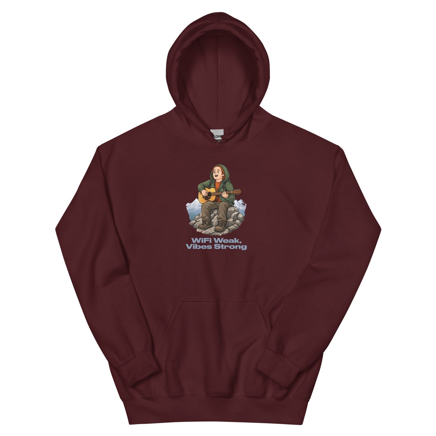 Lewis Capaldi Hoodie - WiFi Weak Vibes Strong Funny Quotes Unisex alcyone213k