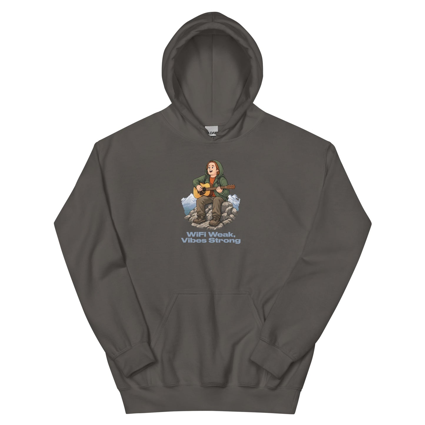 Lewis Capaldi Hoodie - WiFi Weak Vibes Strong Funny Quotes Unisex alcyone213k