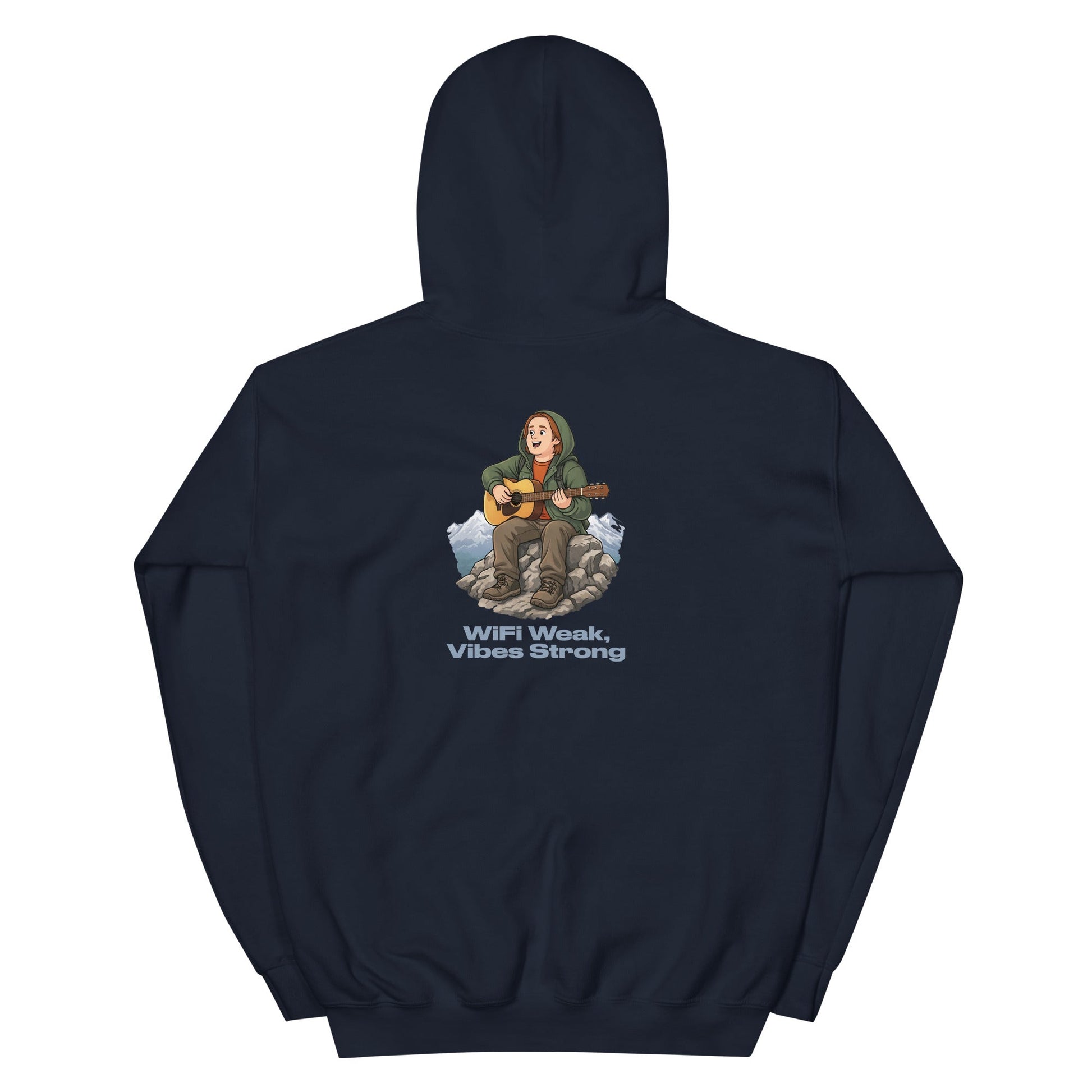 Lewis Capaldi Hoodie - WiFi Weak Vibes Strong Funny Quotes Unisex alcyone213k
