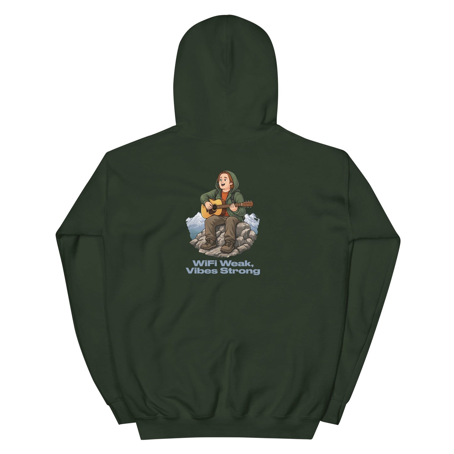 Lewis Capaldi Hoodie - WiFi Weak Vibes Strong Funny Quotes Unisex alcyone213k