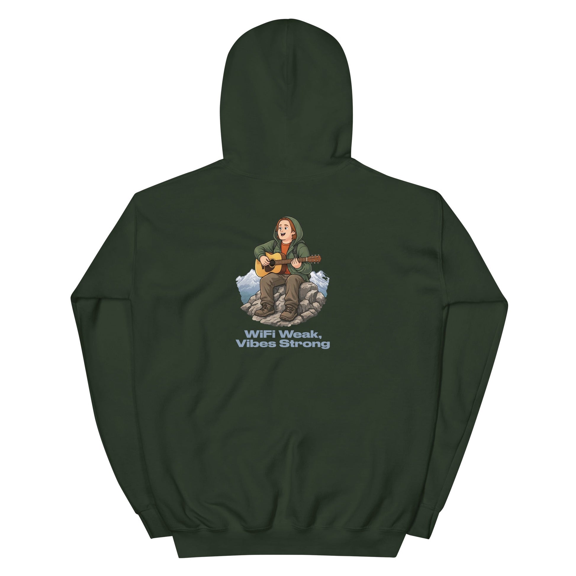 Lewis Capaldi Hoodie - WiFi Weak Vibes Strong Funny Quotes Unisex alcyone213k