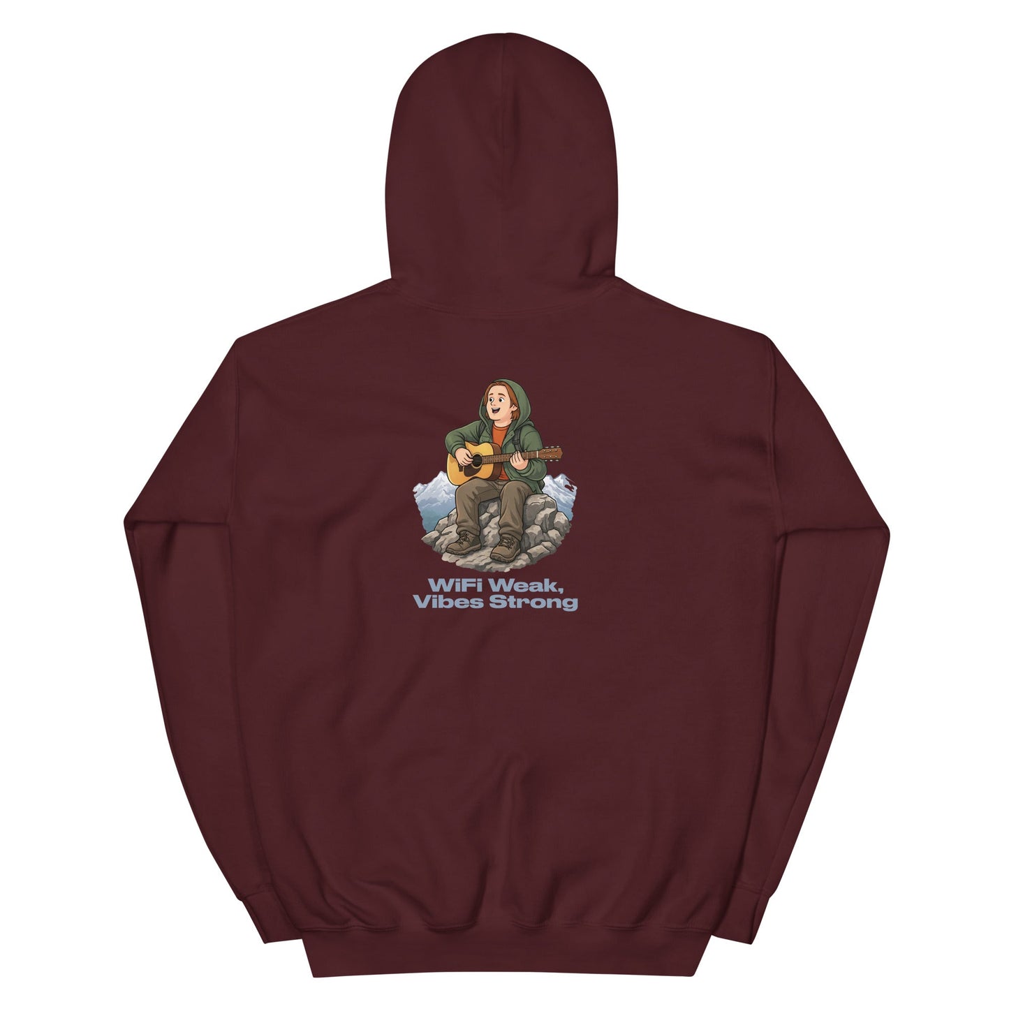Lewis Capaldi Hoodie - WiFi Weak Vibes Strong Funny Quotes Unisex alcyone213k