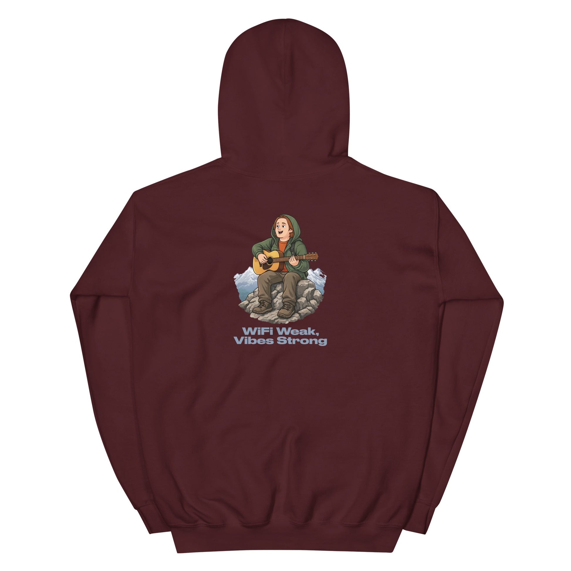 Lewis Capaldi Hoodie - WiFi Weak Vibes Strong Funny Quotes Unisex alcyone213k