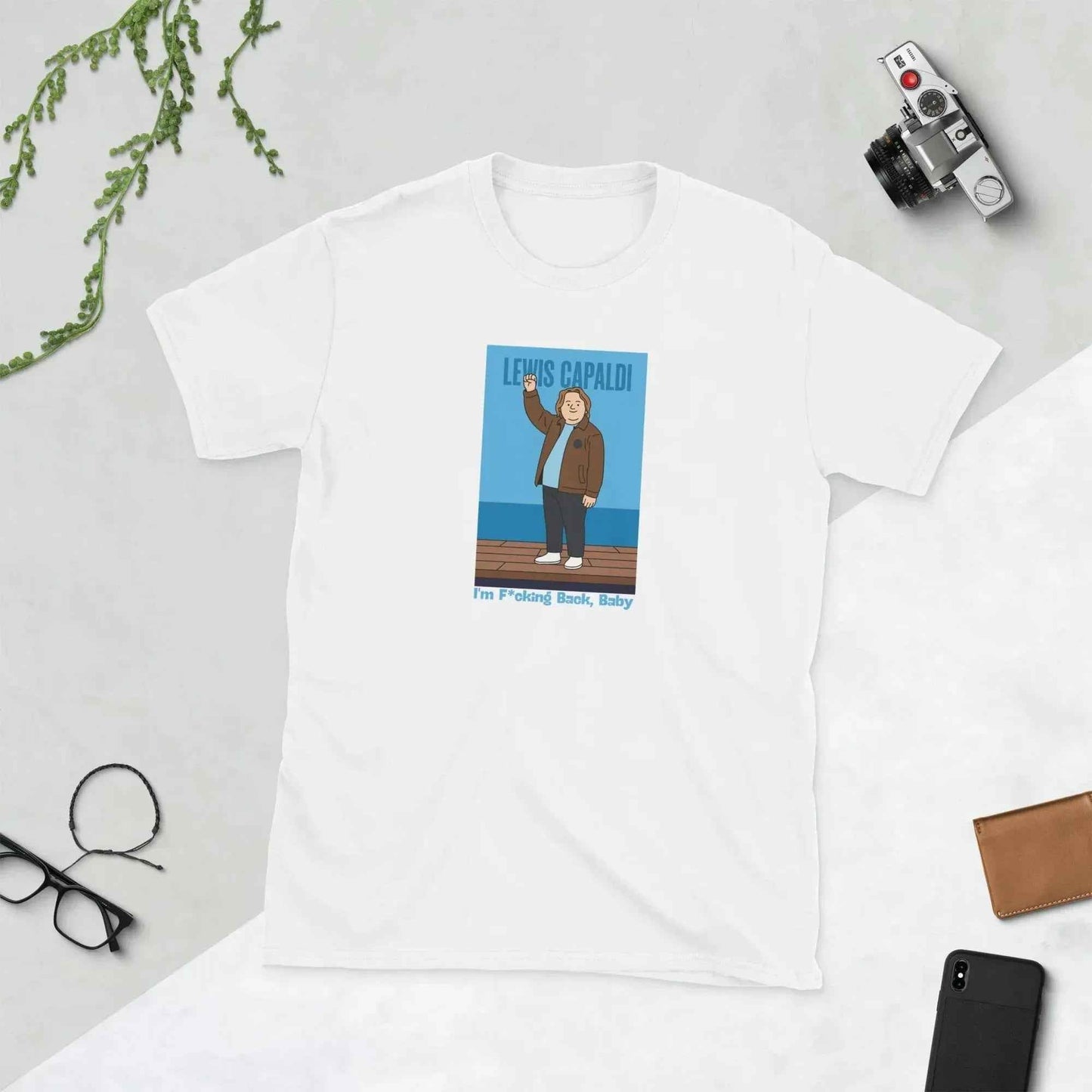 Lewis Capaldi I'm Back Cotton T-Shirt for Unisex Fans alcyone213k