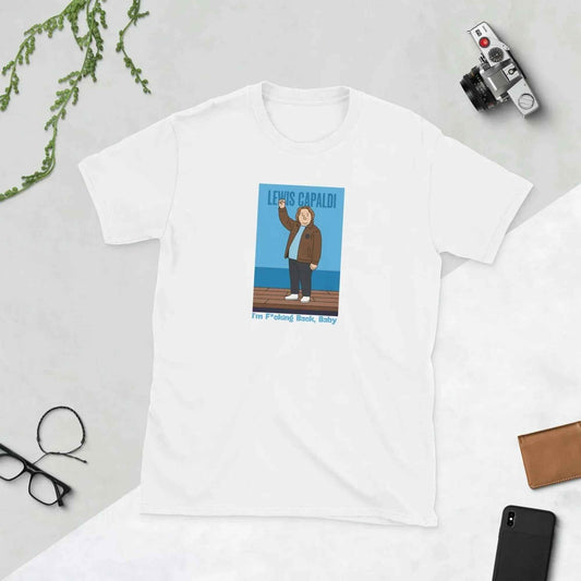 Lewis Capaldi I'm Back Cotton T-Shirt for Unisex Fans alcyone213k