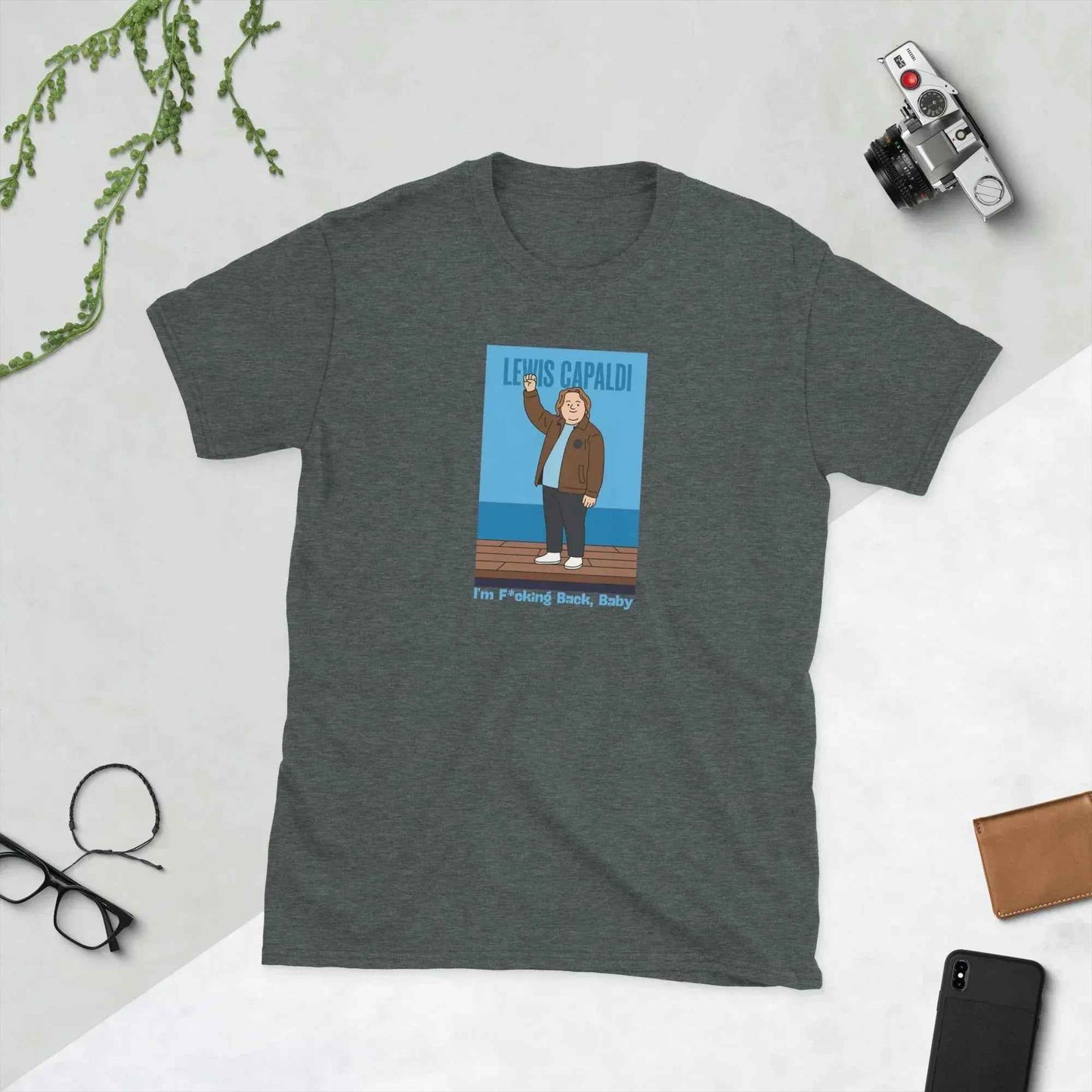 Lewis Capaldi I'm Back Cotton T-Shirt for Unisex Fans alcyone213k