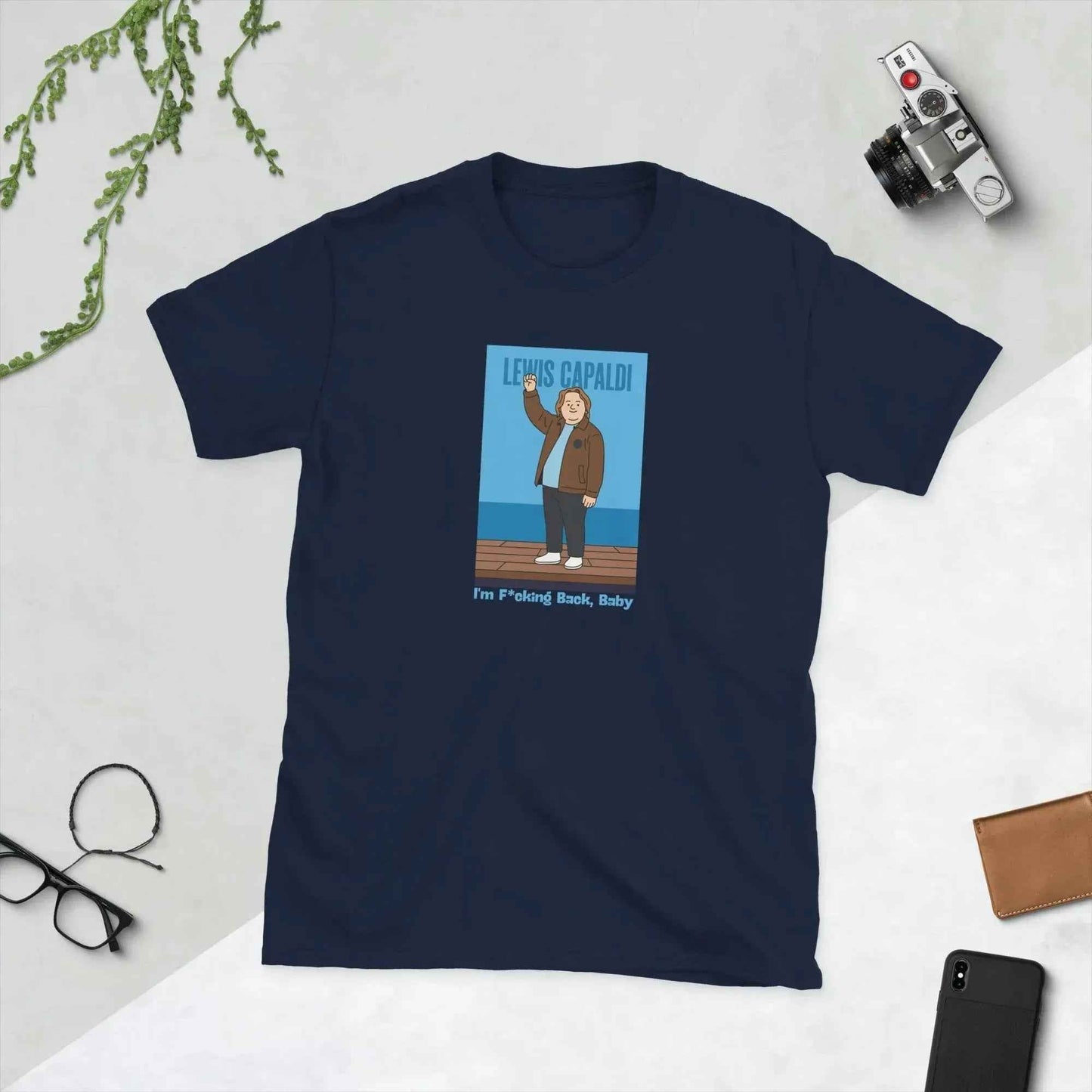 Lewis Capaldi I'm Back Cotton T-Shirt for Unisex Fans alcyone213k
