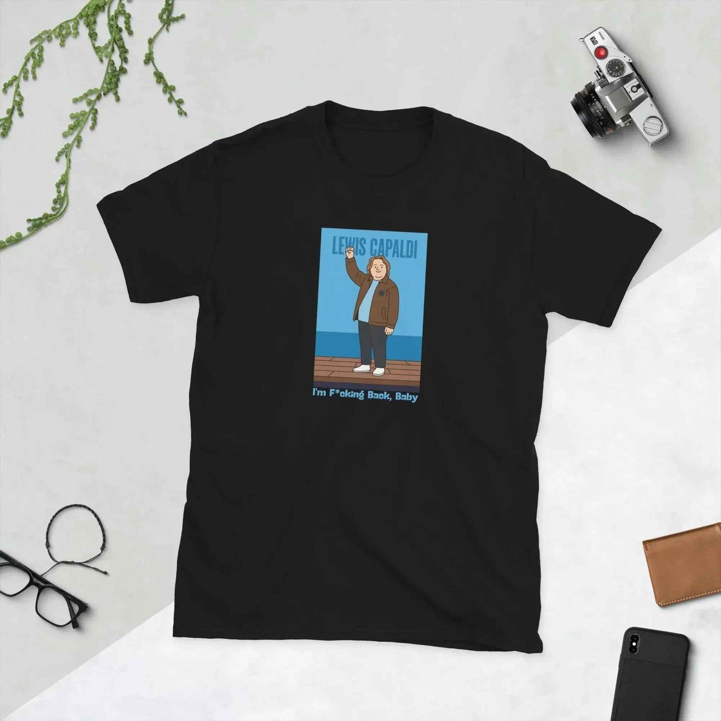 Lewis Capaldi I'm Back Cotton T-Shirt for Unisex Fans alcyone213k