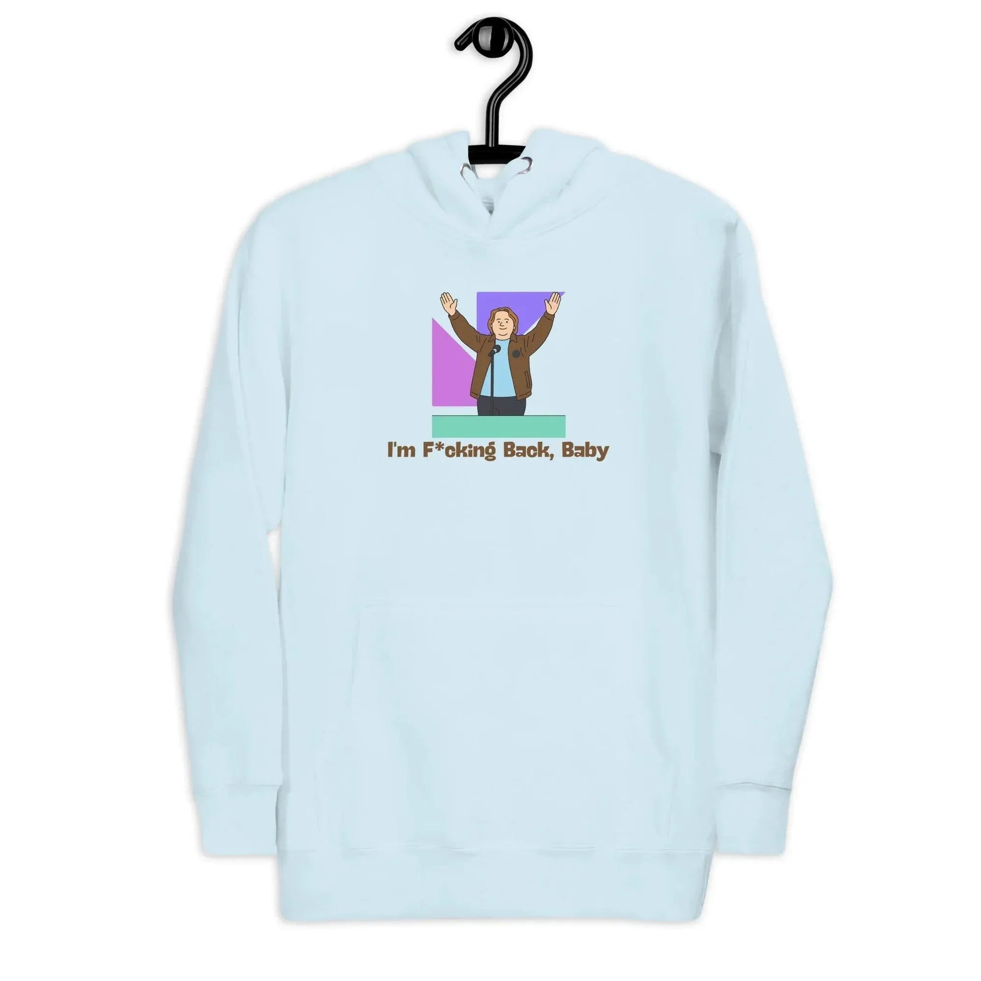 Lewis Capaldi "I'm Back" Unisex Cotton Polyester Hoodie | White alcyone213k