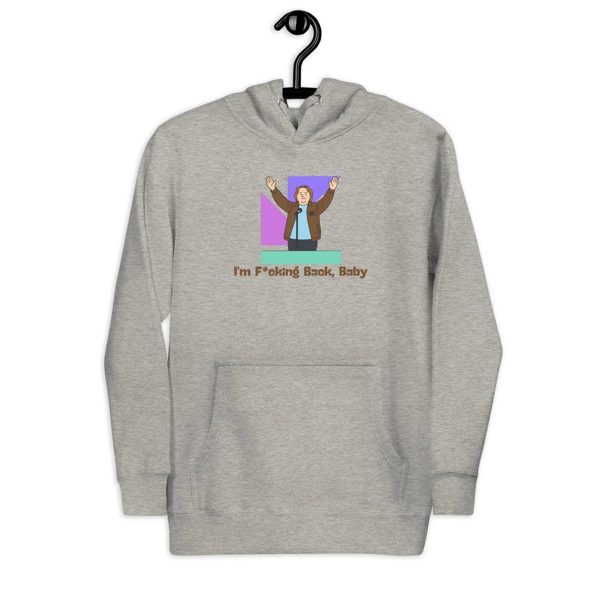 Lewis Capaldi "I'm Back" Unisex Cotton Polyester Hoodie | White alcyone213k
