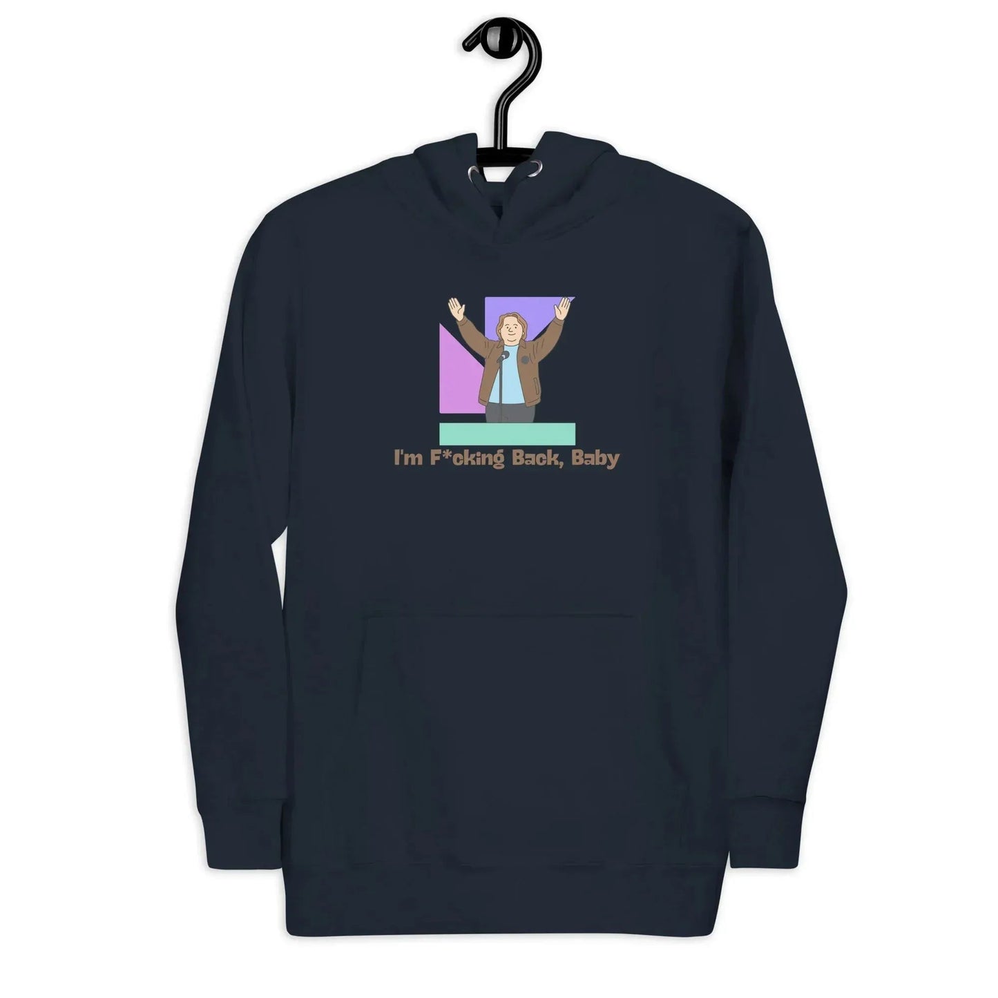 Lewis Capaldi "I'm Back" Unisex Cotton Polyester Hoodie | White alcyone213k