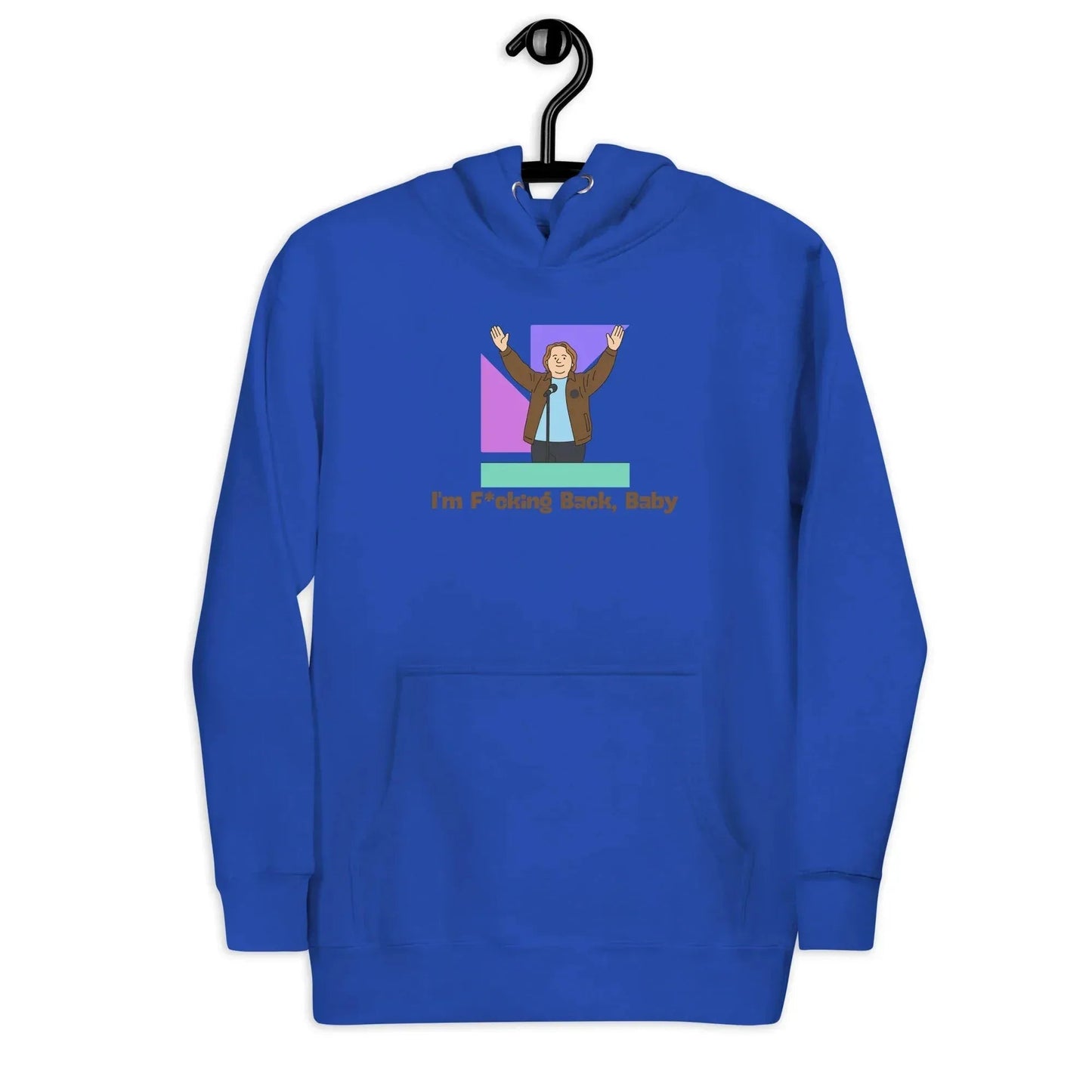 Lewis Capaldi "I'm Back" Unisex Cotton Polyester Hoodie | White alcyone213k