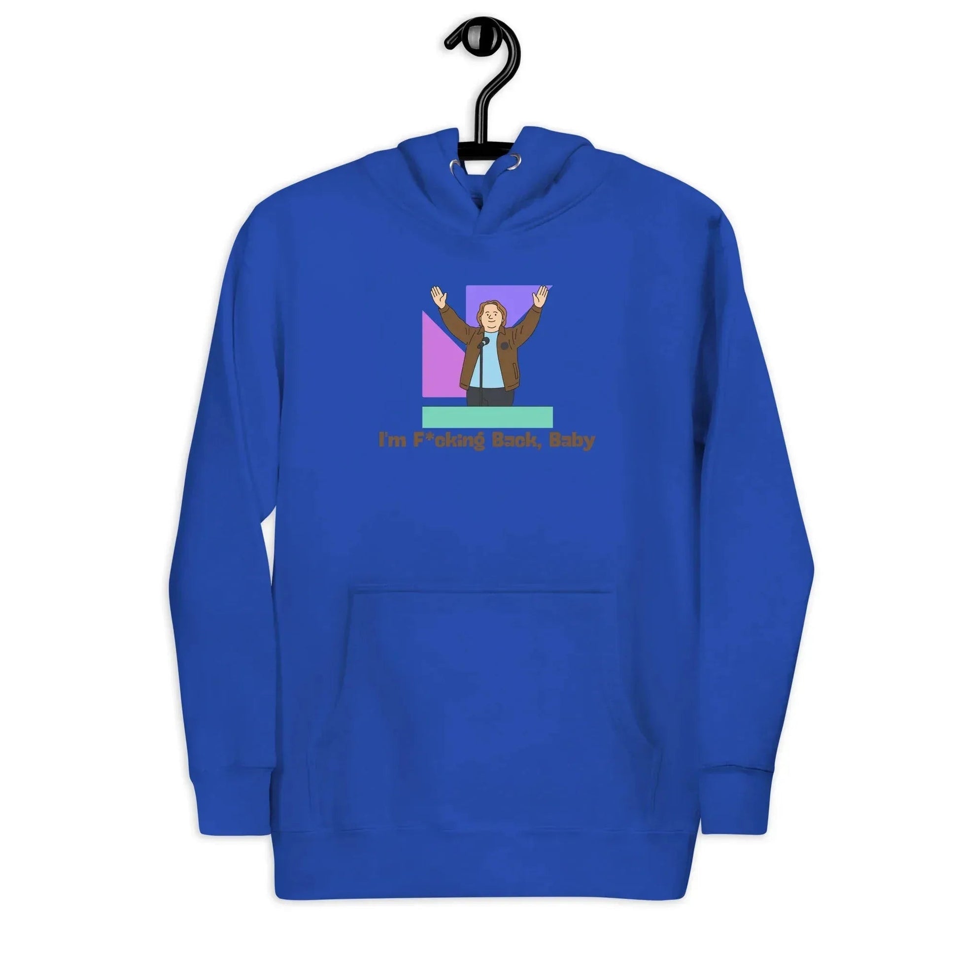 Lewis Capaldi "I'm Back" Unisex Cotton Polyester Hoodie | White alcyone213k