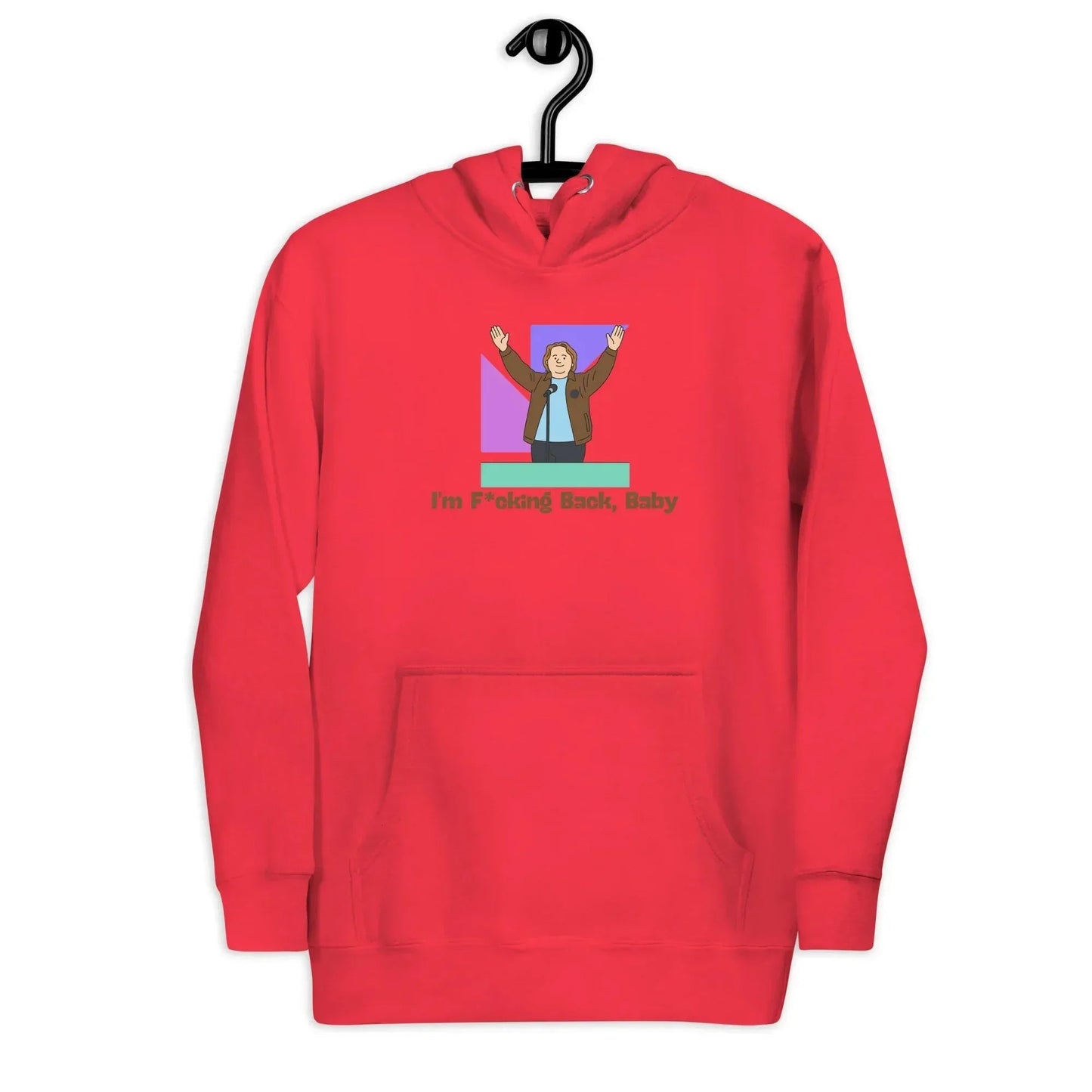 Lewis Capaldi "I'm Back" Unisex Cotton Polyester Hoodie | White alcyone213k