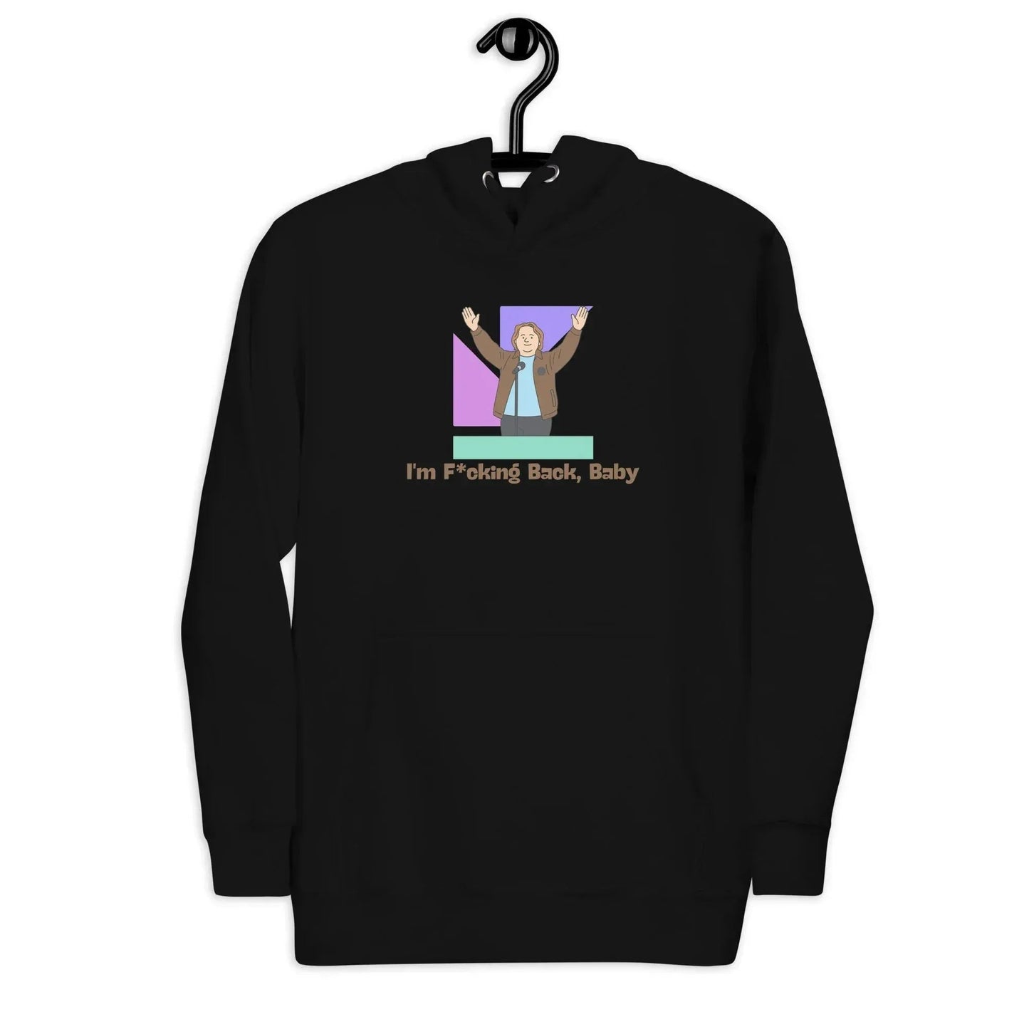 Lewis Capaldi "I'm Back" Unisex Cotton Polyester Hoodie | White alcyone213k