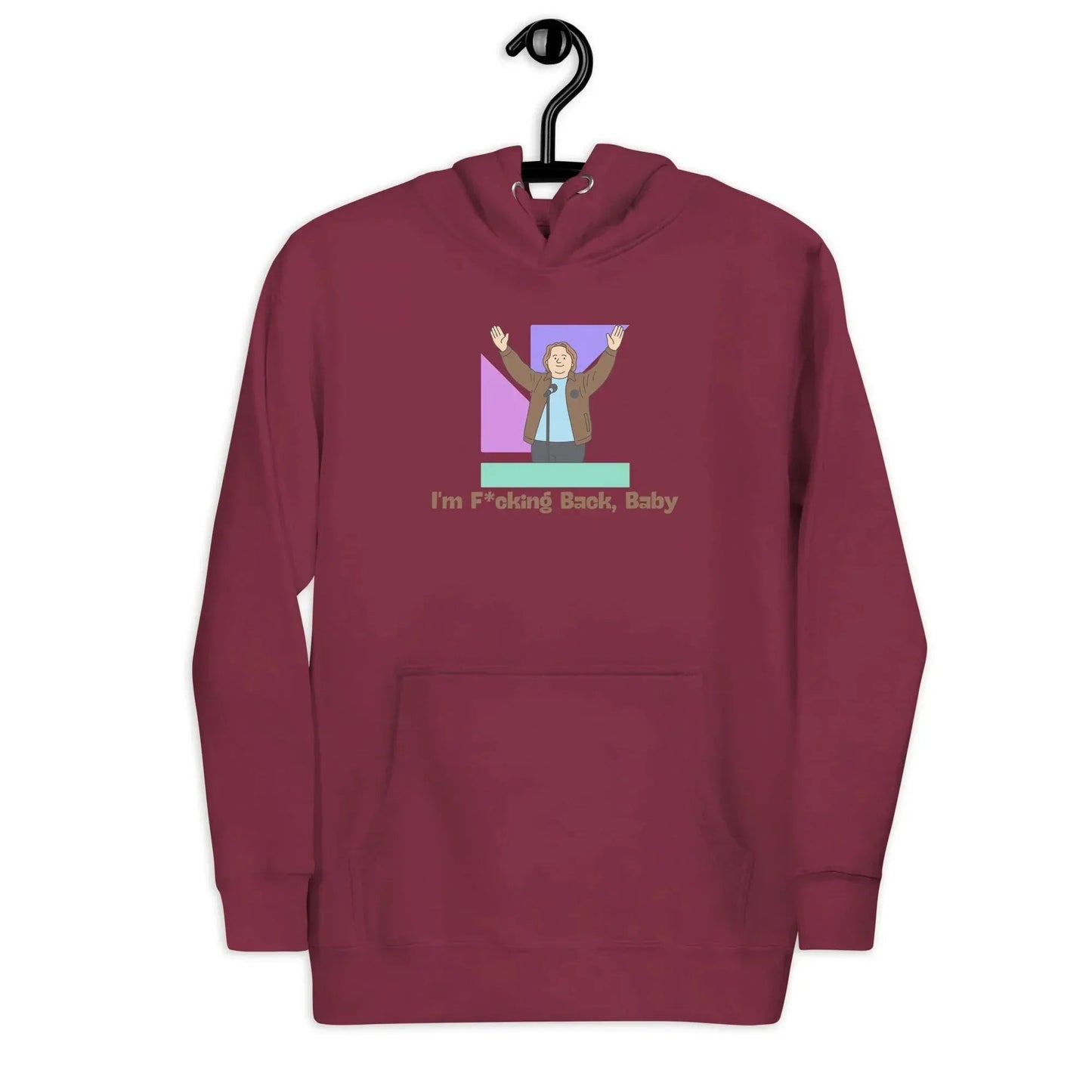Lewis Capaldi "I'm Back" Unisex Cotton Polyester Hoodie | White alcyone213k