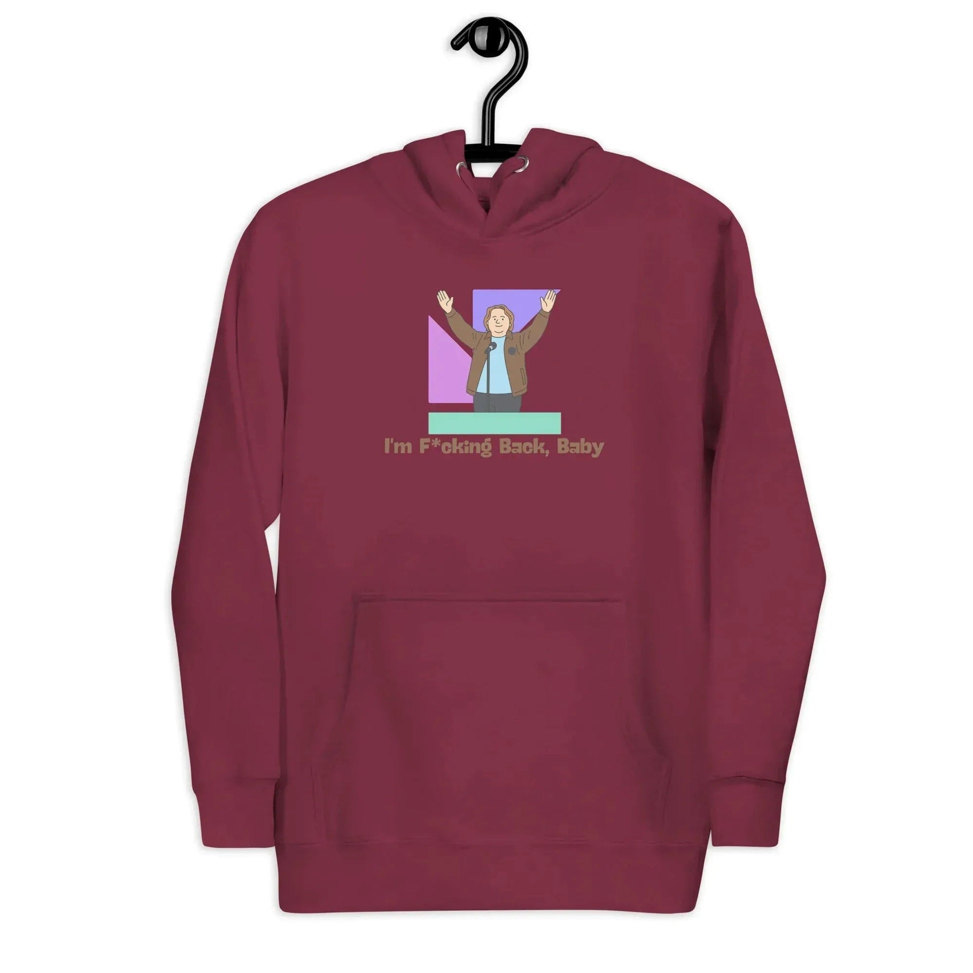 Lewis Capaldi "I'm Back" Unisex Cotton Polyester Hoodie | White alcyone213k
