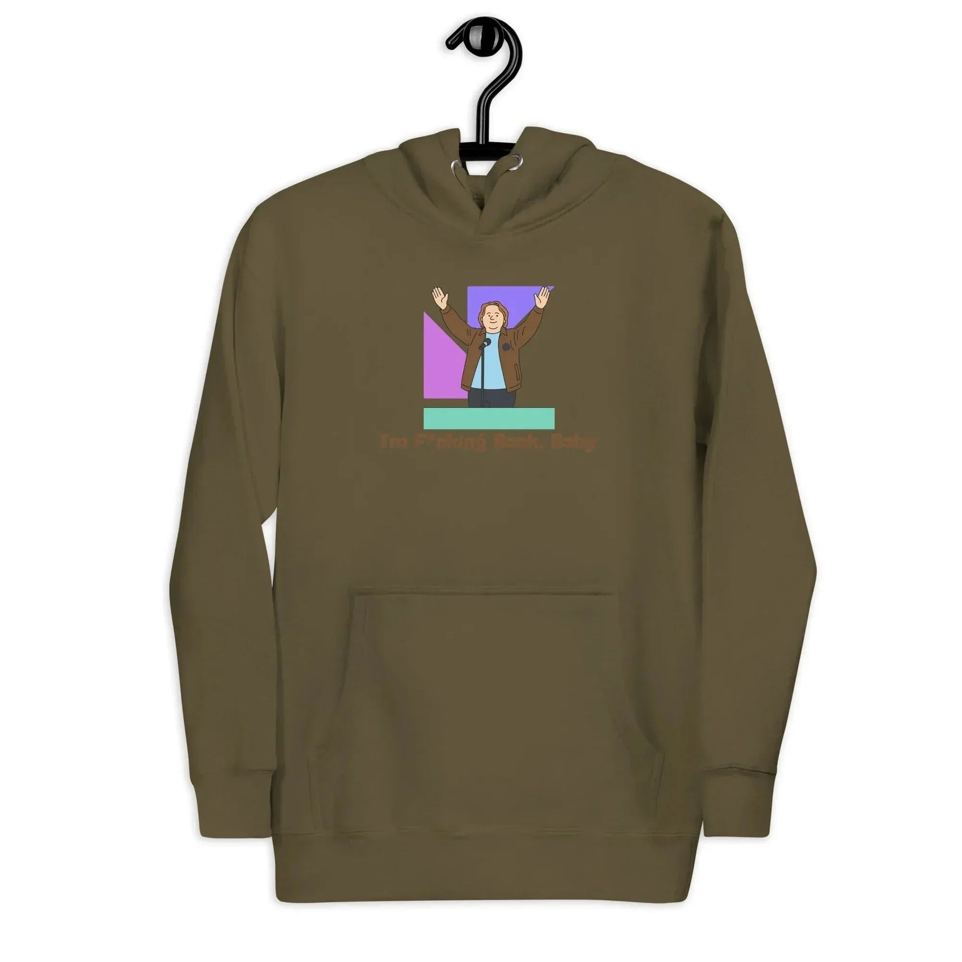 Lewis Capaldi "I'm Back" Unisex Cotton Polyester Hoodie | White alcyone213k