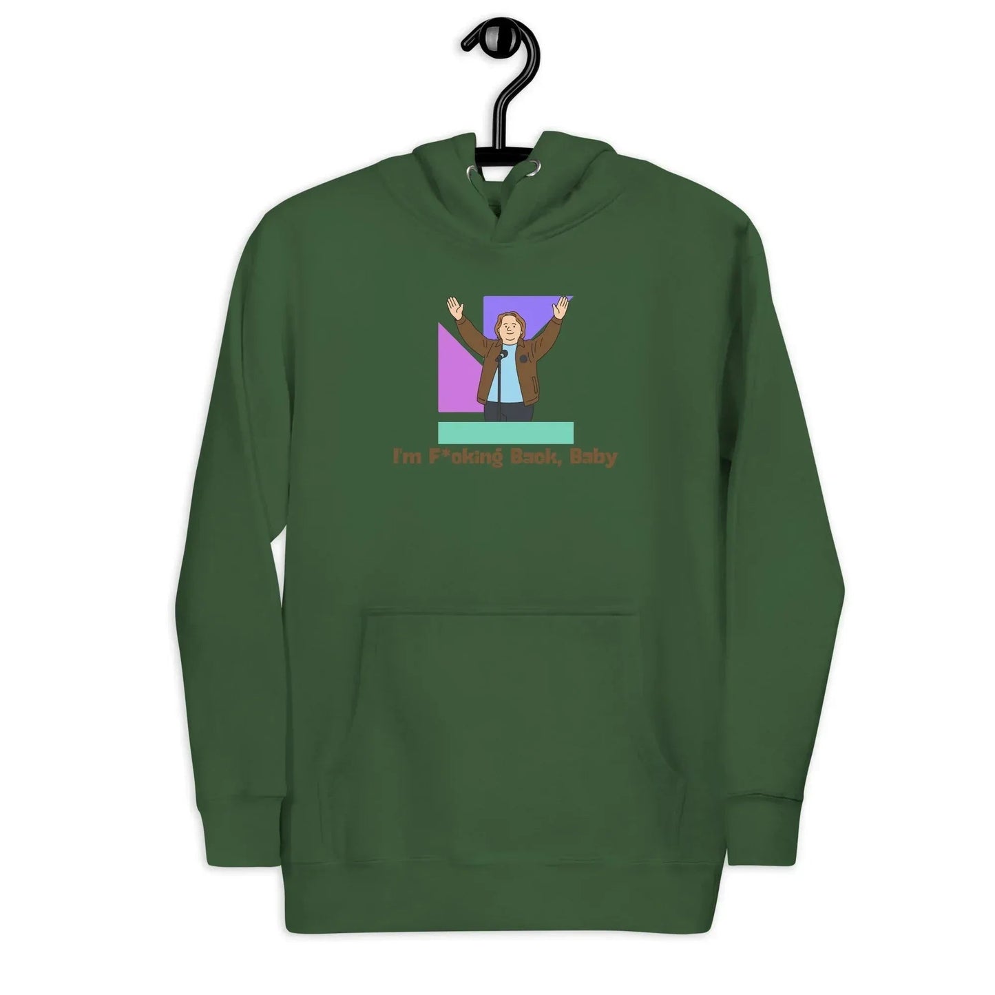 Lewis Capaldi "I'm Back" Unisex Cotton Polyester Hoodie | White alcyone213k