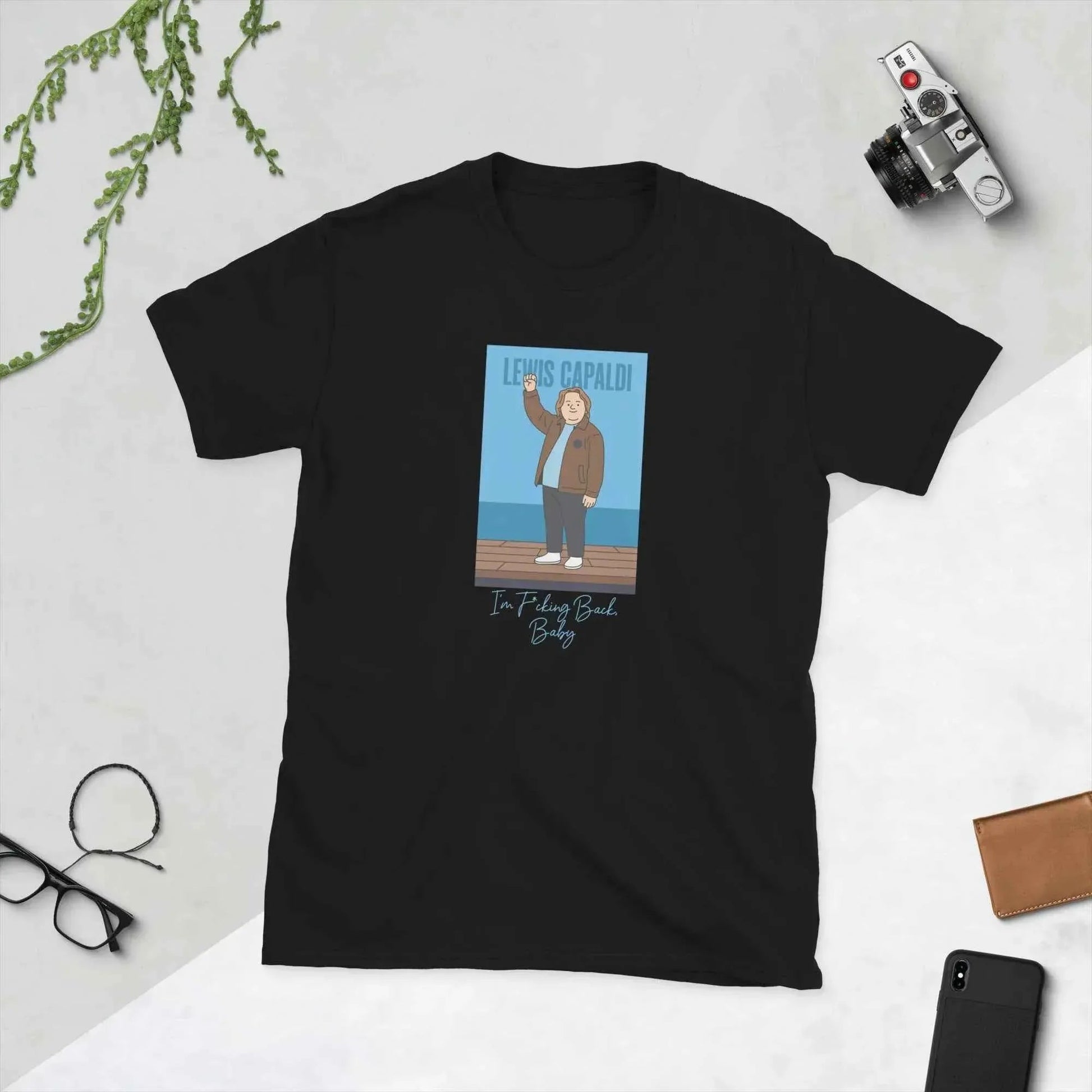 Lewis Capaldi "I'm Back" Unisex Cotton T-Shirt | Artist Merch alcyone213k