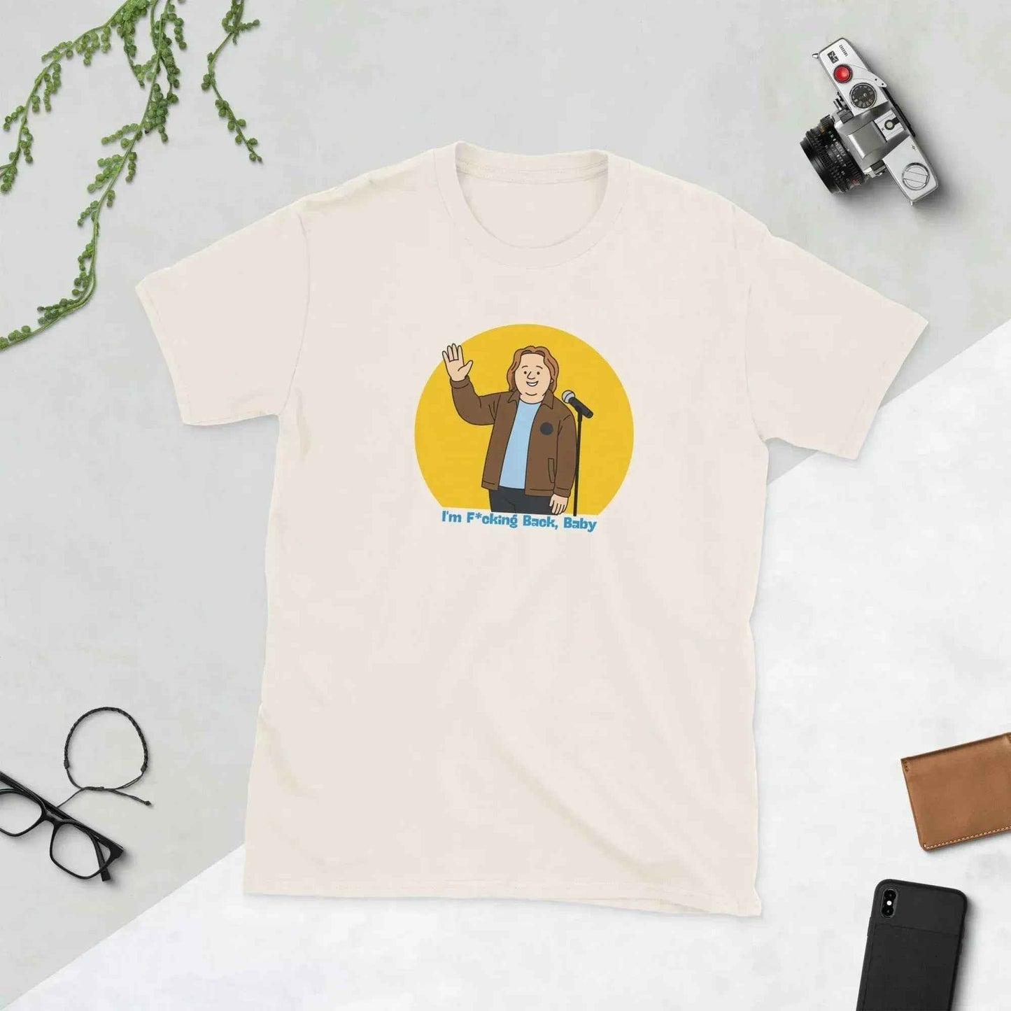 Lewis Capaldi T Shirt Ring Spun Cotton Tee | I'm Back alcyone213k