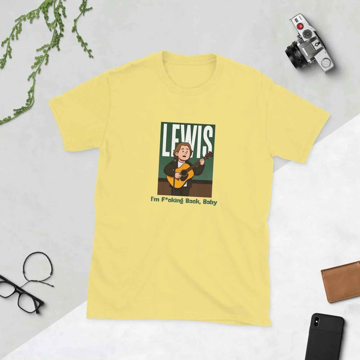 Lewis Capaldi "I'm Back" Unisex Cotton T-Shirt | Music Fan Tee alcyone213k