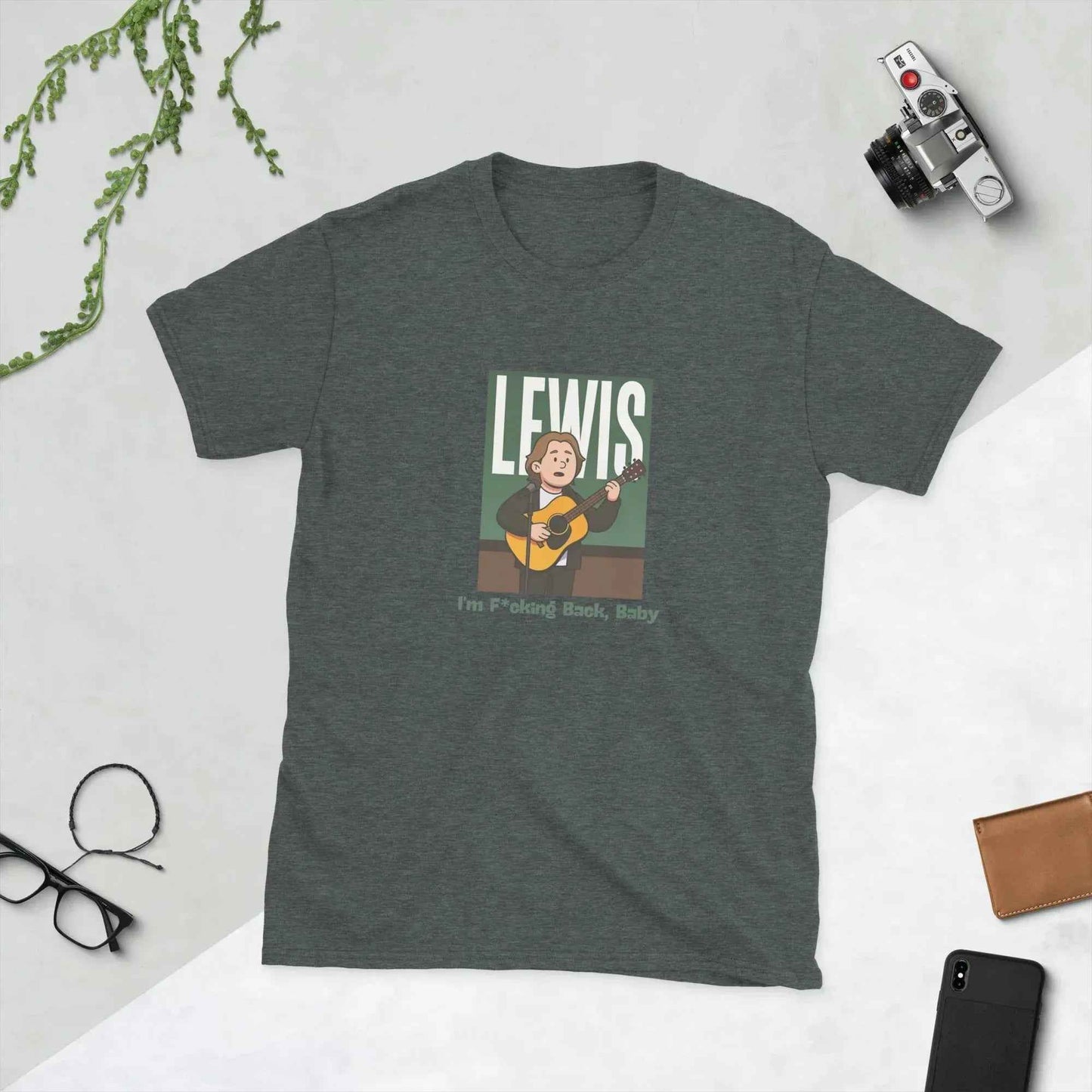 Lewis Capaldi "I'm Back" Unisex Cotton T-Shirt | Music Fan Tee alcyone213k