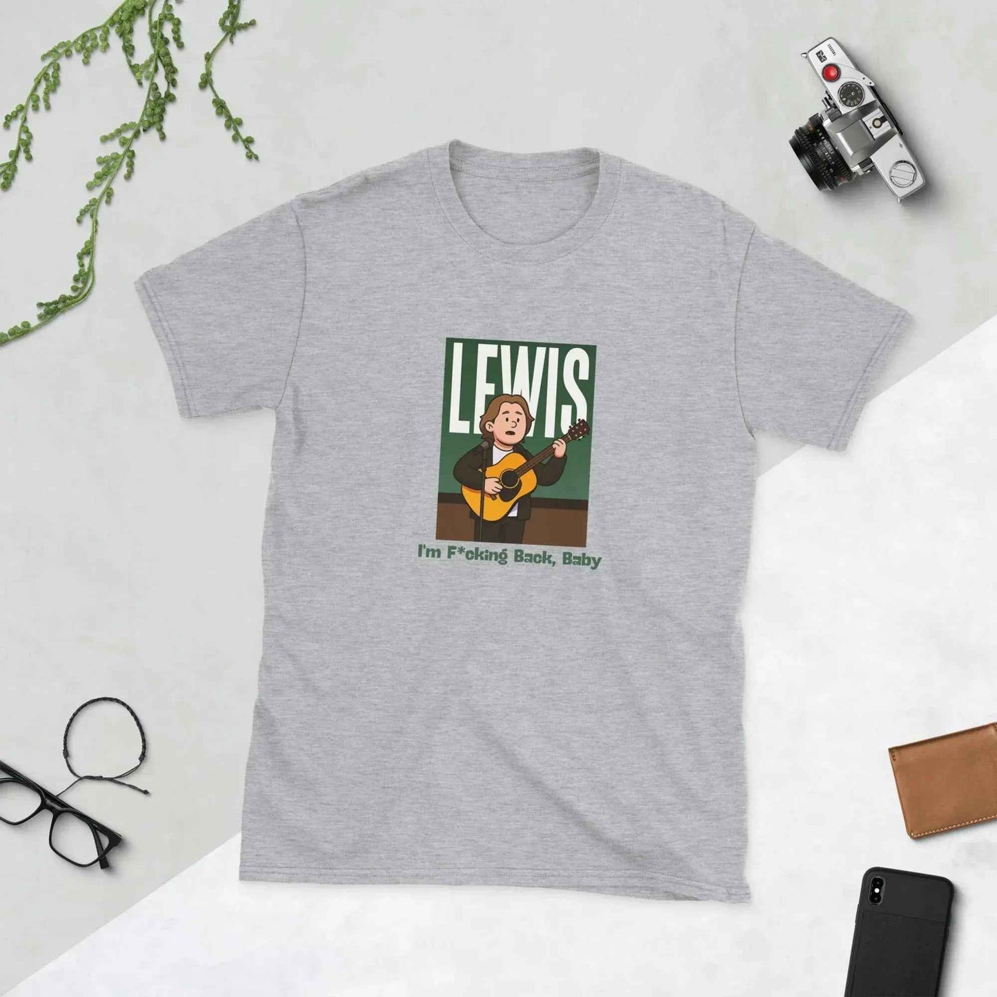 Lewis Capaldi "I'm Back" Unisex Cotton T-Shirt | Music Fan Tee alcyone213k