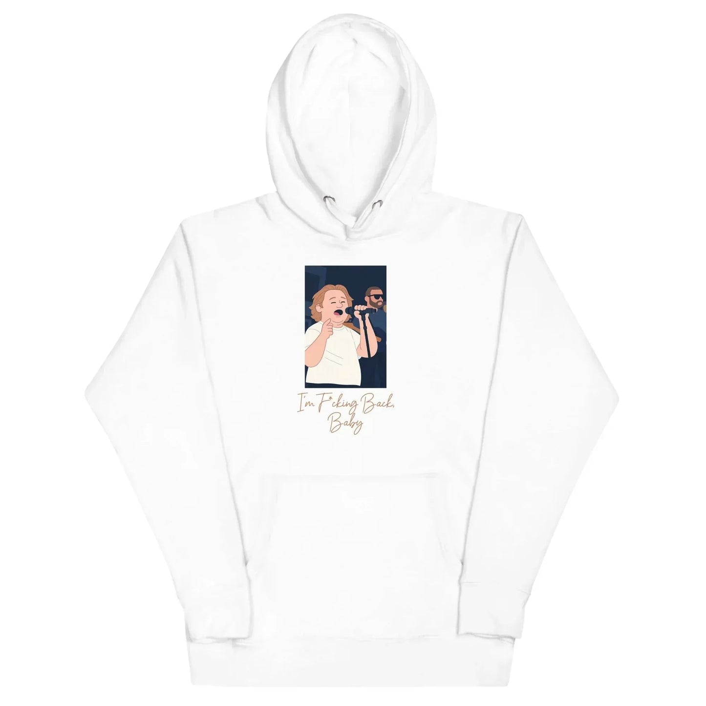 Lewis Capaldi "I'm Back" Unisex Hoodie | Cotton Polyester Blend alcyone213k
