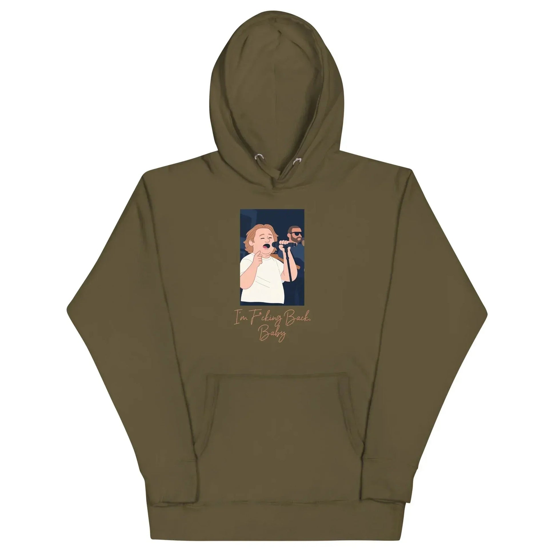 Lewis Capaldi "I'm Back" Unisex Hoodie | Cotton Polyester Blend alcyone213k