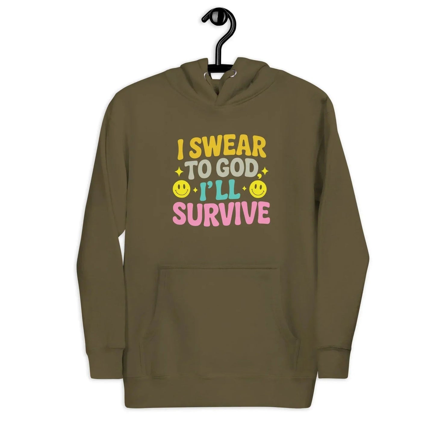 Lewis Capaldi Lyrics Apparel - Eco-Friendly Unisex Hoodie with 'Survive' Song Lyrics alcyone213k