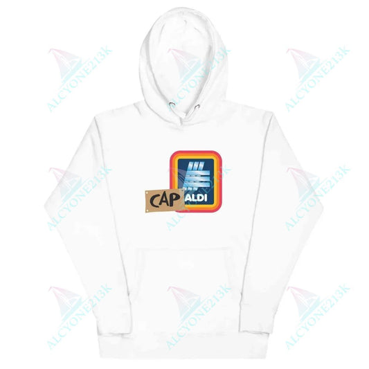 Lewis Capaldi Merchandise: Unisex Capaldi On A Aldi Graphic Hoodie - Soft Cotton Blend alcyone213k