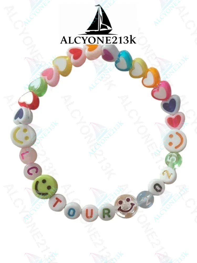 Lewis Capaldi Mystery Bracelets Pack of 10 | Colorful Alphabet Beads alcyone213k