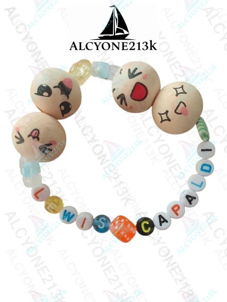Lewis Capaldi Mystery Bracelets Pack of 10 | Colorful Alphabet Beads alcyone213k